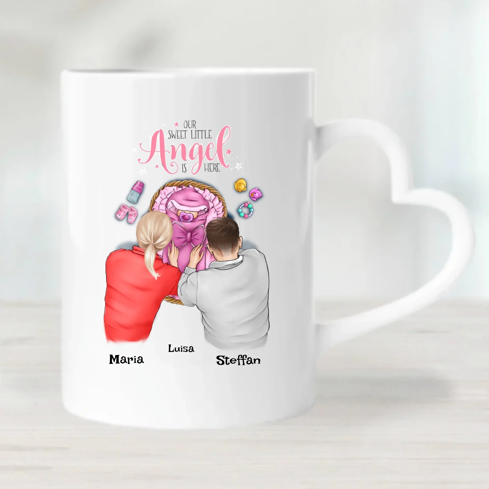 Mädchen Baby Tasse Geschenk Geburt - Cantty