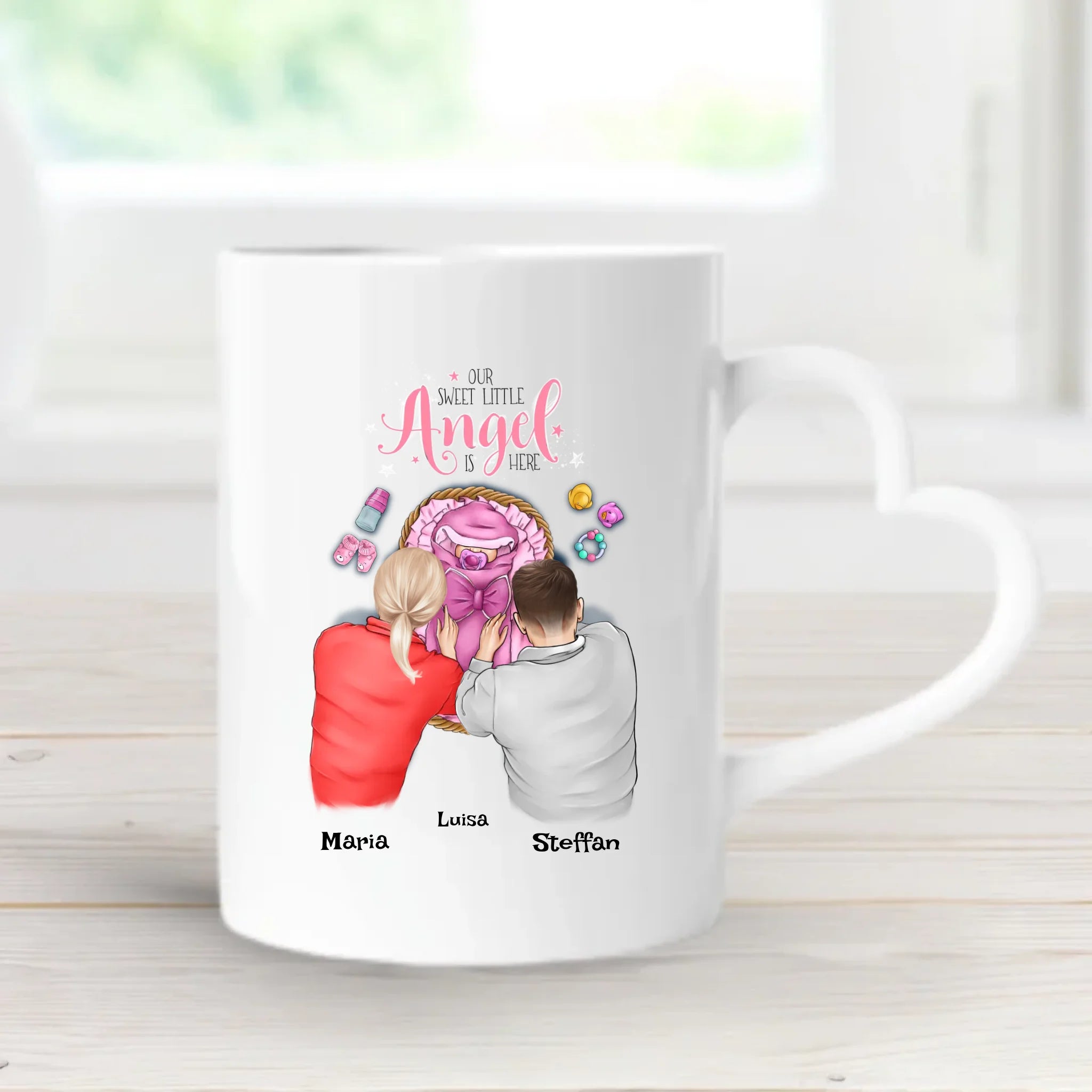 Mädchen Baby Tasse Geschenk Geburt - Cantty
