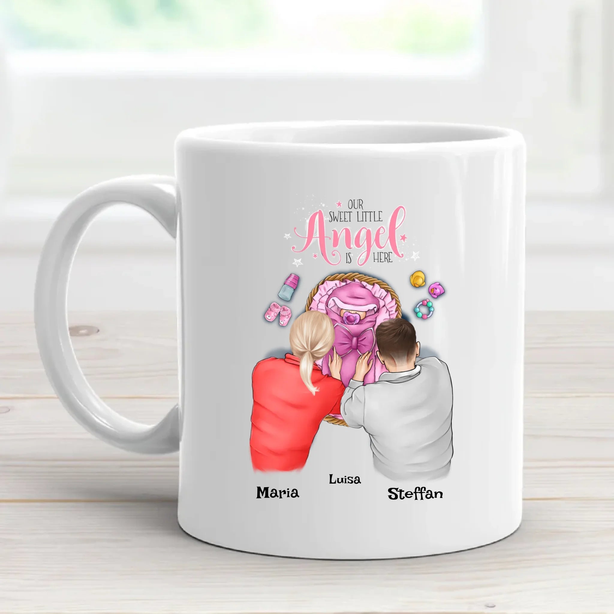 Mädchen Baby Tasse Geschenk Geburt - Cantty