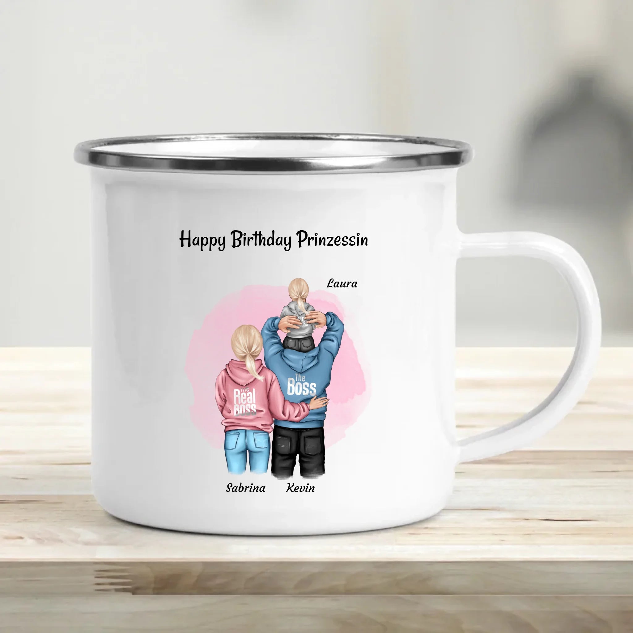 Mädchen Geburtstagsgeschenk Tasse von Eltern personalisiert - Cantty