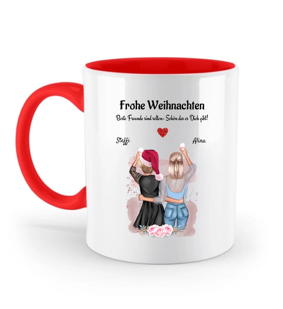 Mädchen Geschenk Tasse Weihnachten personalisieren - Cantty