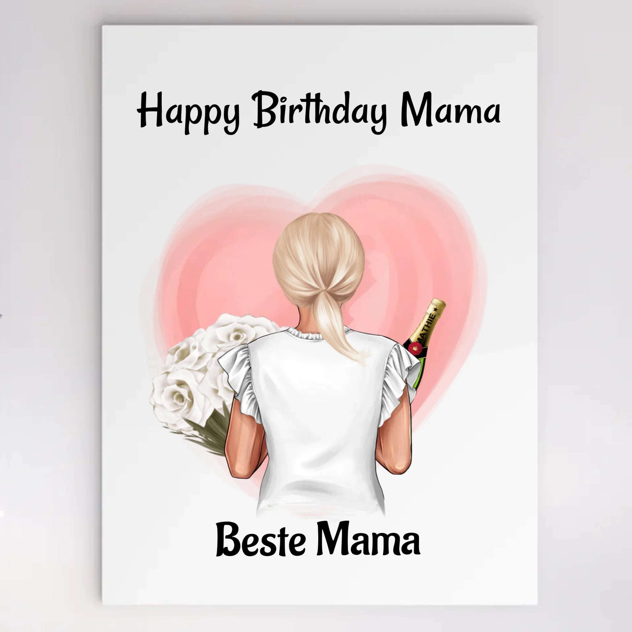 Mama Happy Birthday Geschenk Acrylglas personalisiert - Cantty