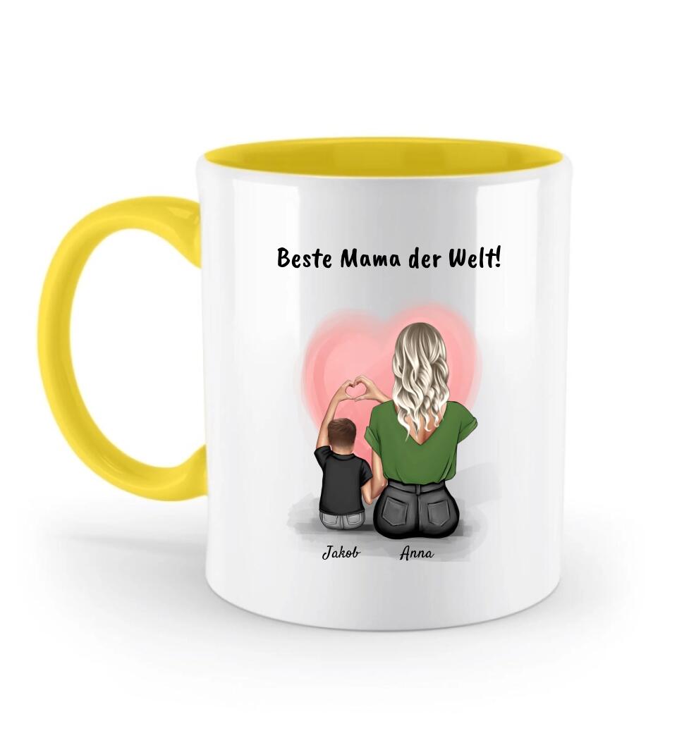 Mama kleiner Sohn Tasse Geschenk mit Namen - Cantty