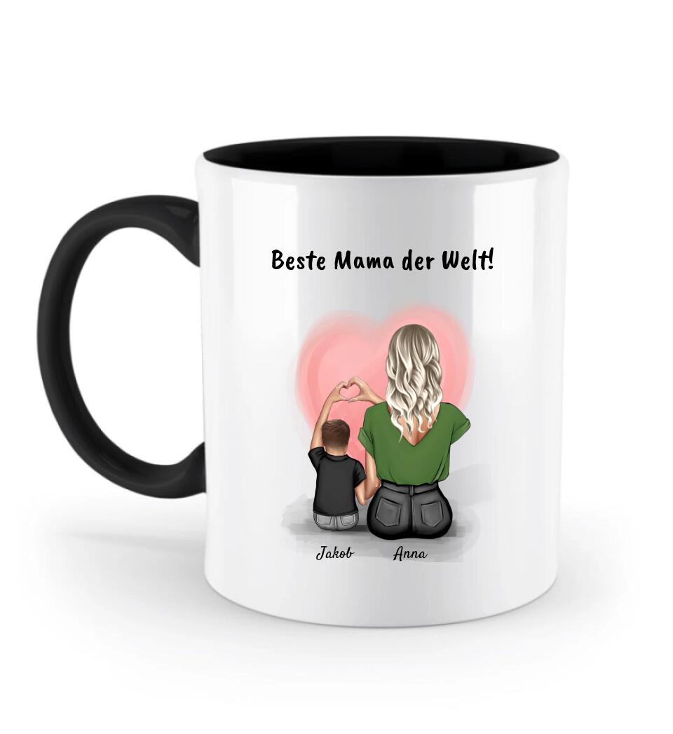 Mama kleiner Sohn Tasse Geschenk mit Namen - Cantty