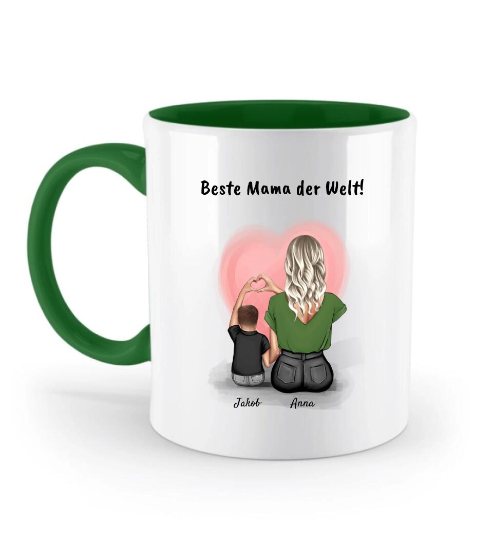 Mama kleiner Sohn Tasse Geschenk mit Namen - Cantty