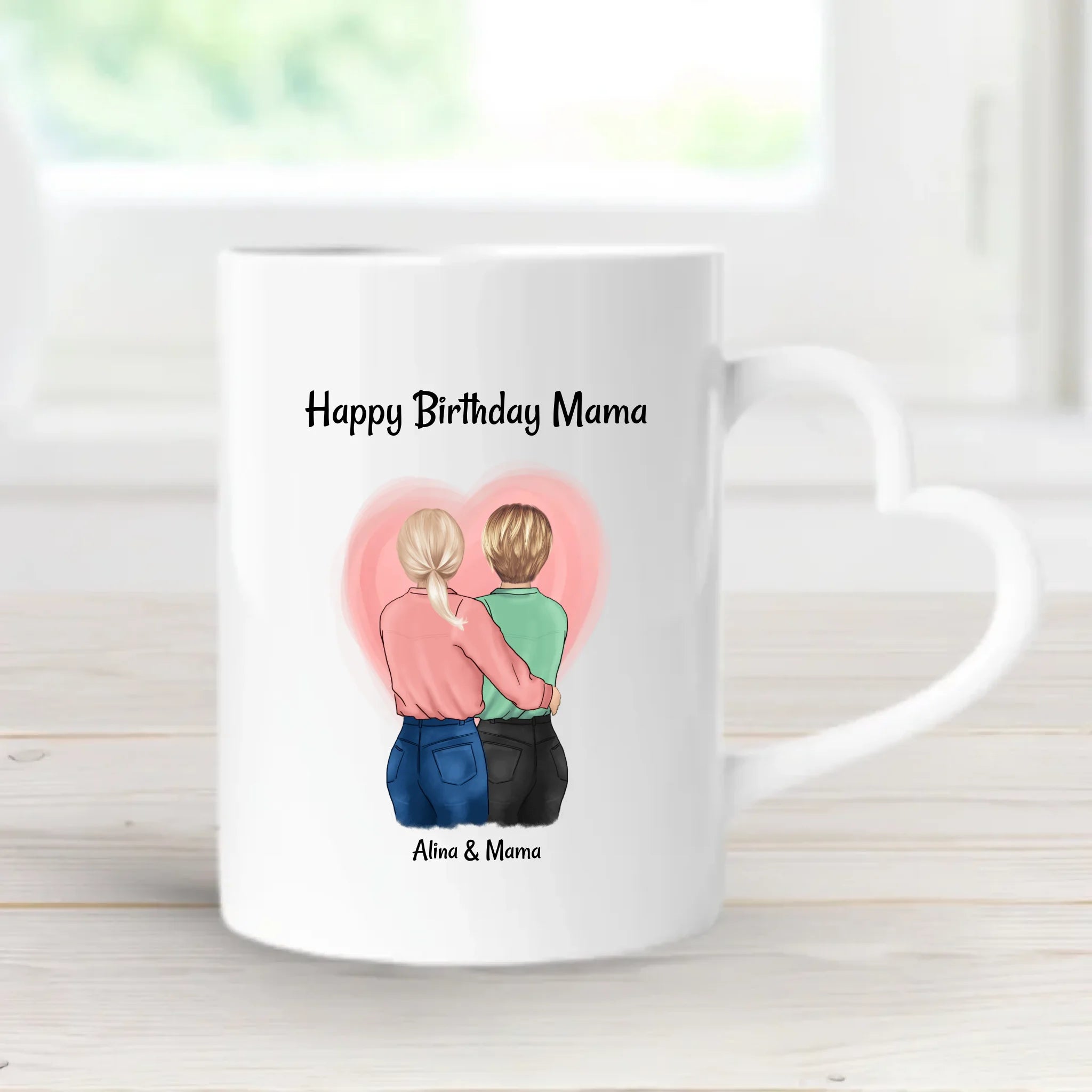 Mama Tochter Geburtstag Tasse personalisiert - Cantty