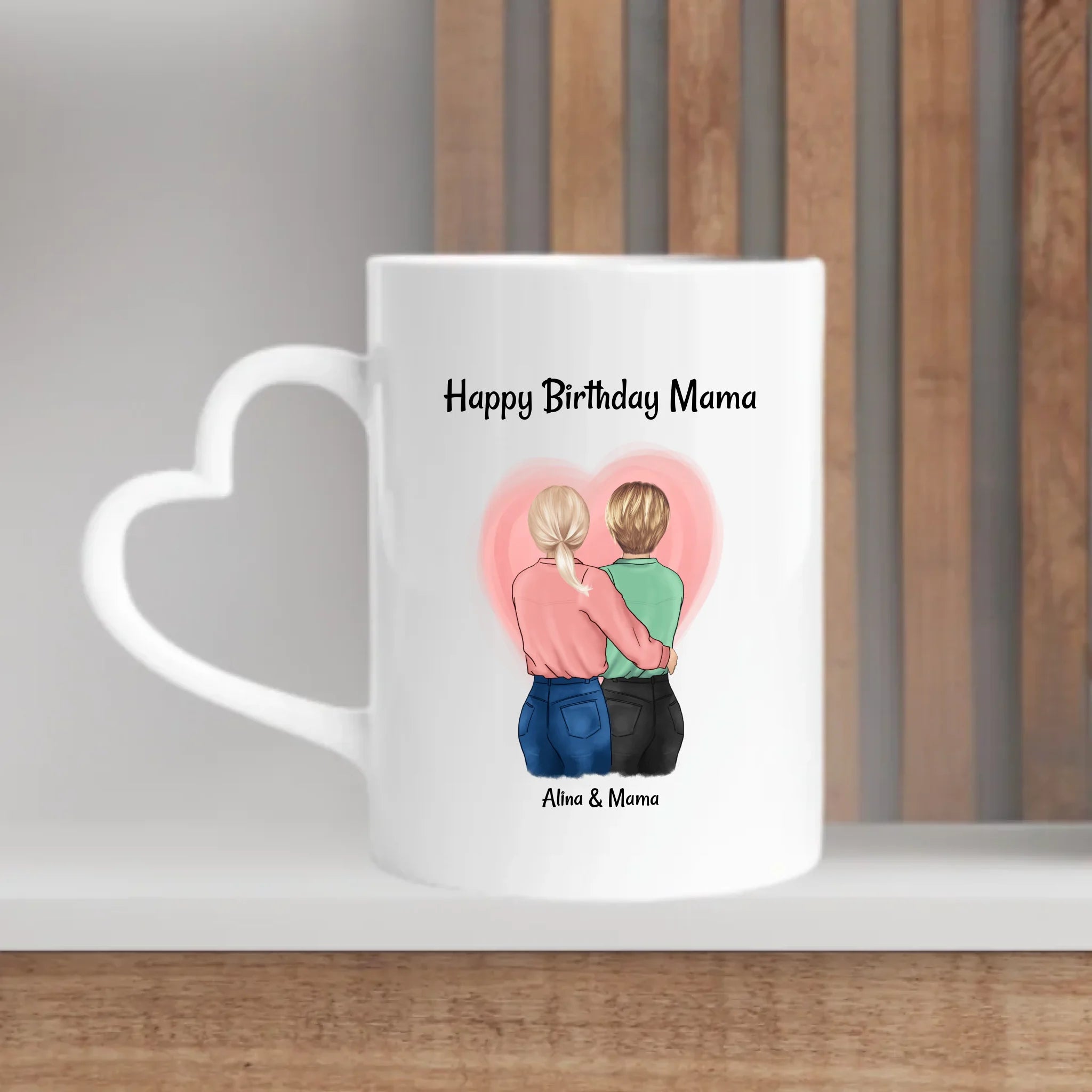 Mama Tochter Geburtstag Tasse personalisiert - Cantty
