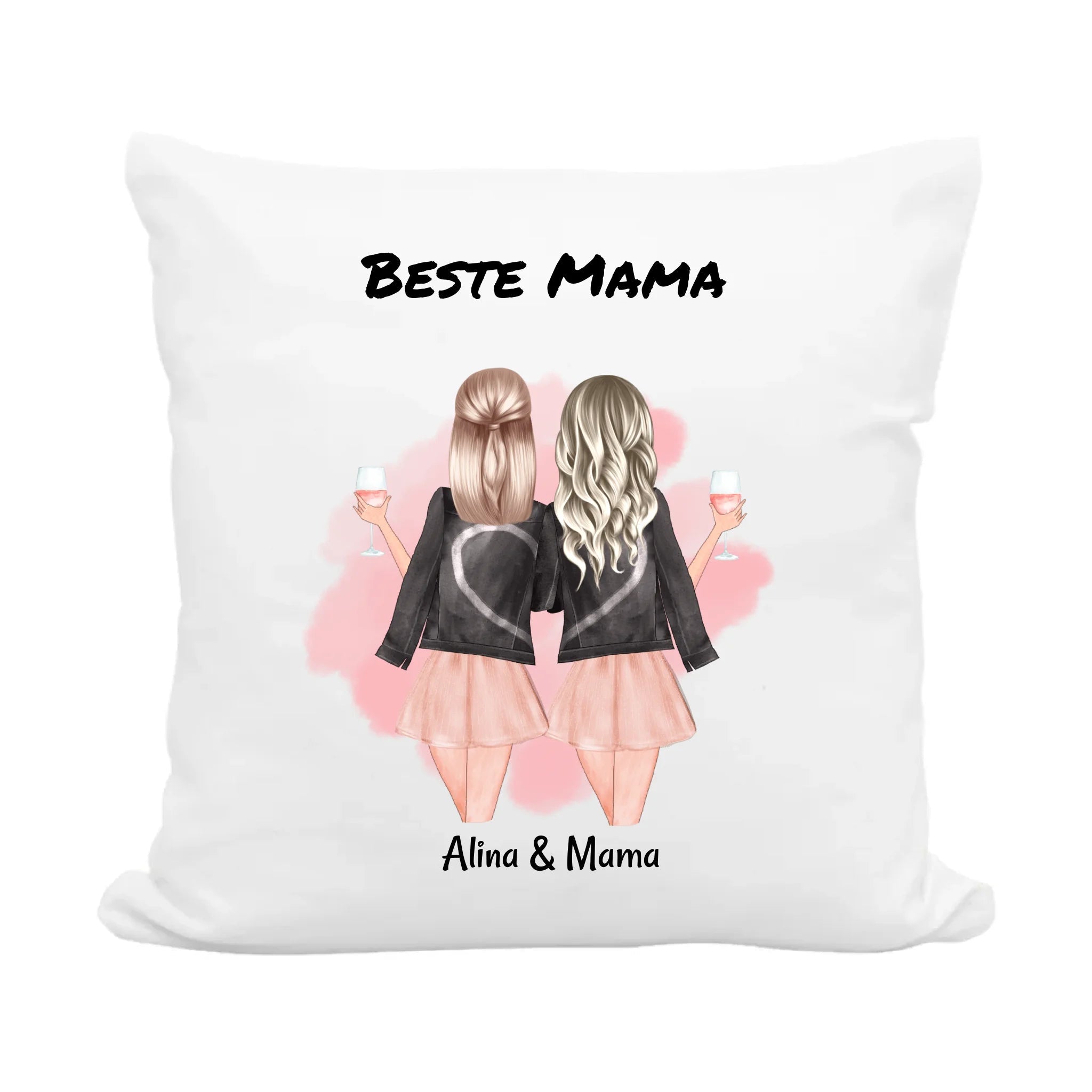 Mama Tochter Kissen personalisiert - Cantty
