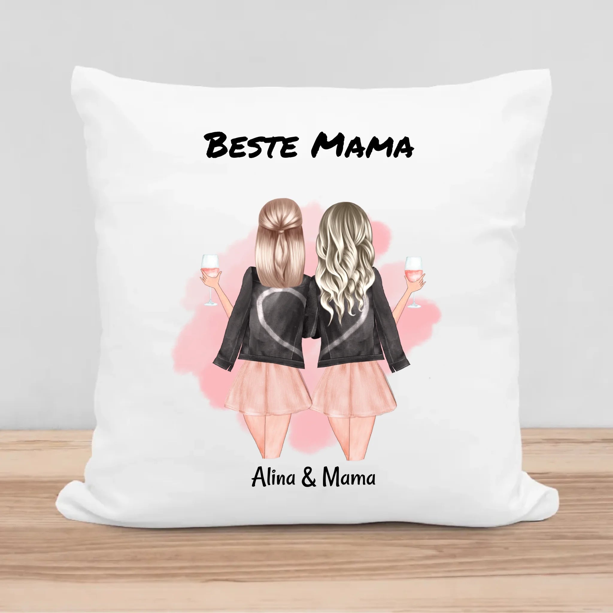 Mama Tochter Kissen personalisiert - Cantty