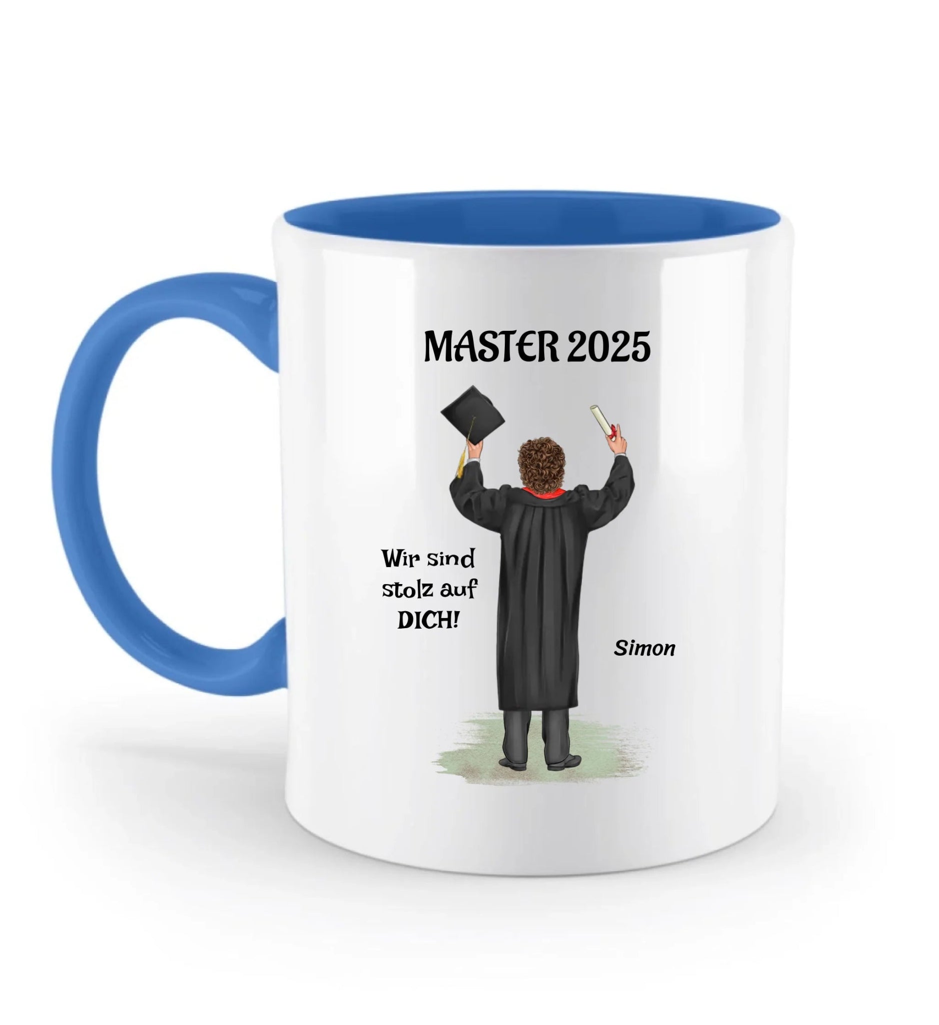 Masterstudium Abschlussgeschenk Tasse personalisiert - Cantty