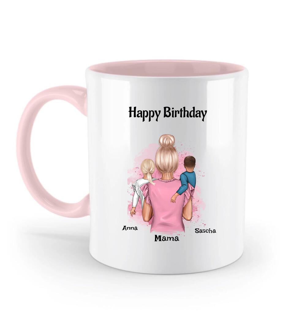 Mutter Geburtstag Geschenk Tasse mit kleinen Kindern - Cantty
