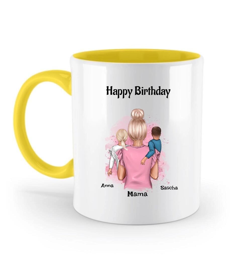 Mutter Geburtstag Geschenk Tasse mit kleinen Kindern - Cantty
