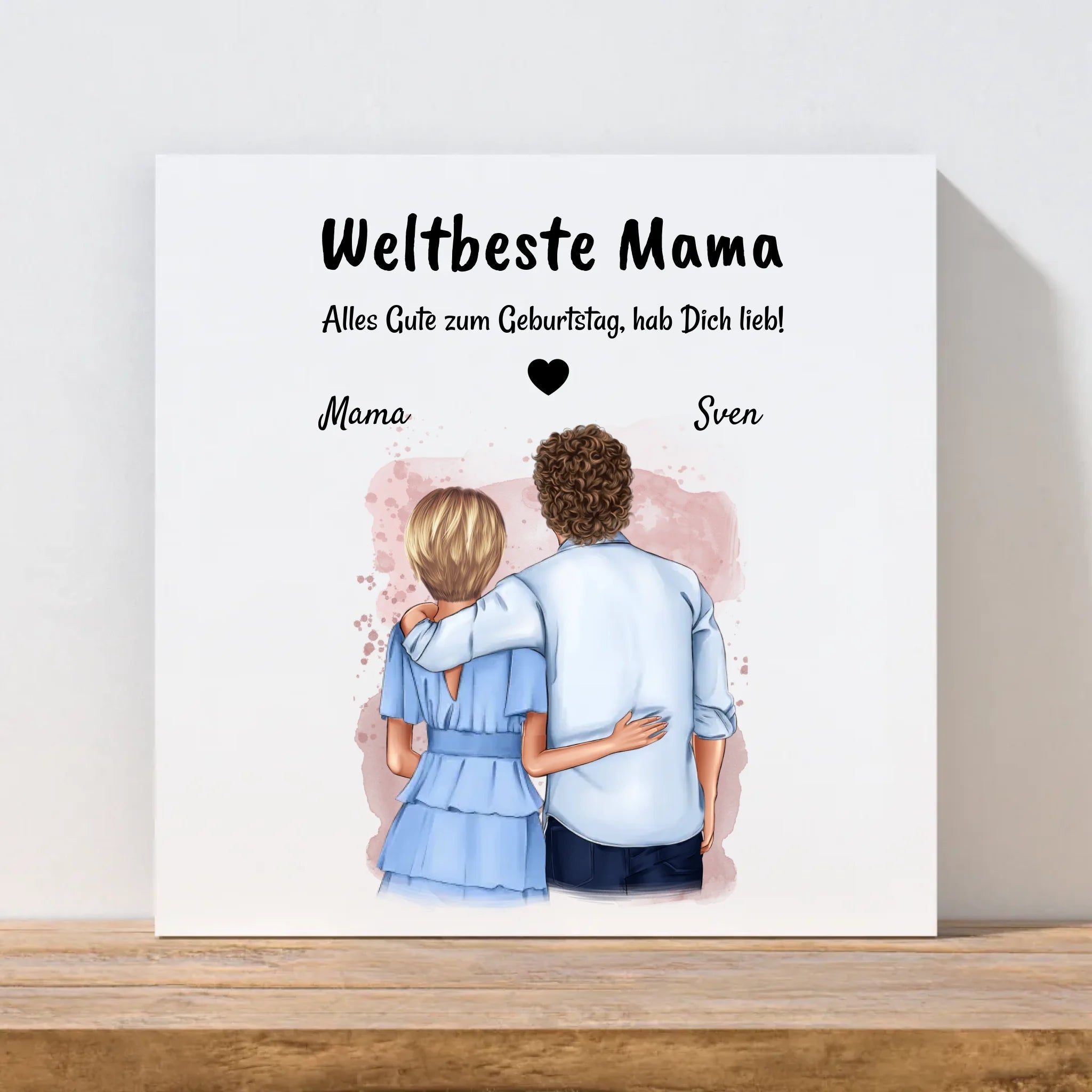 Mutter Geburtstag Geschenk von Sohn Leinwand Bild - Cantty