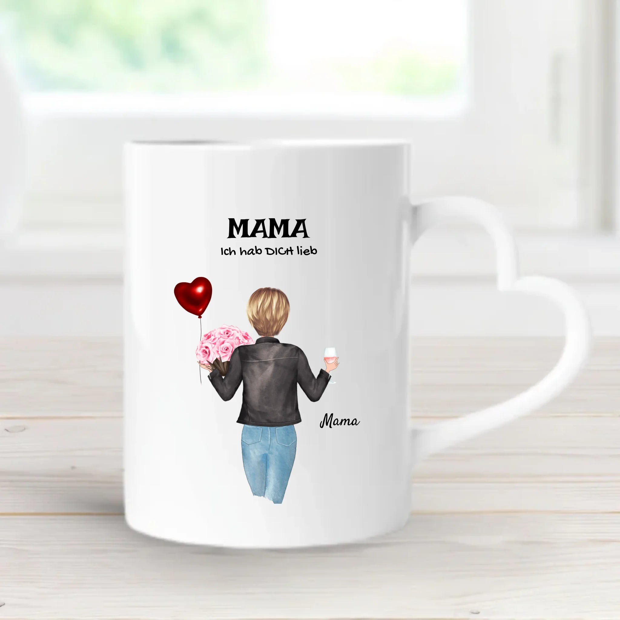 Mutter Geburtstag Herztasse personalisiert - Cantty