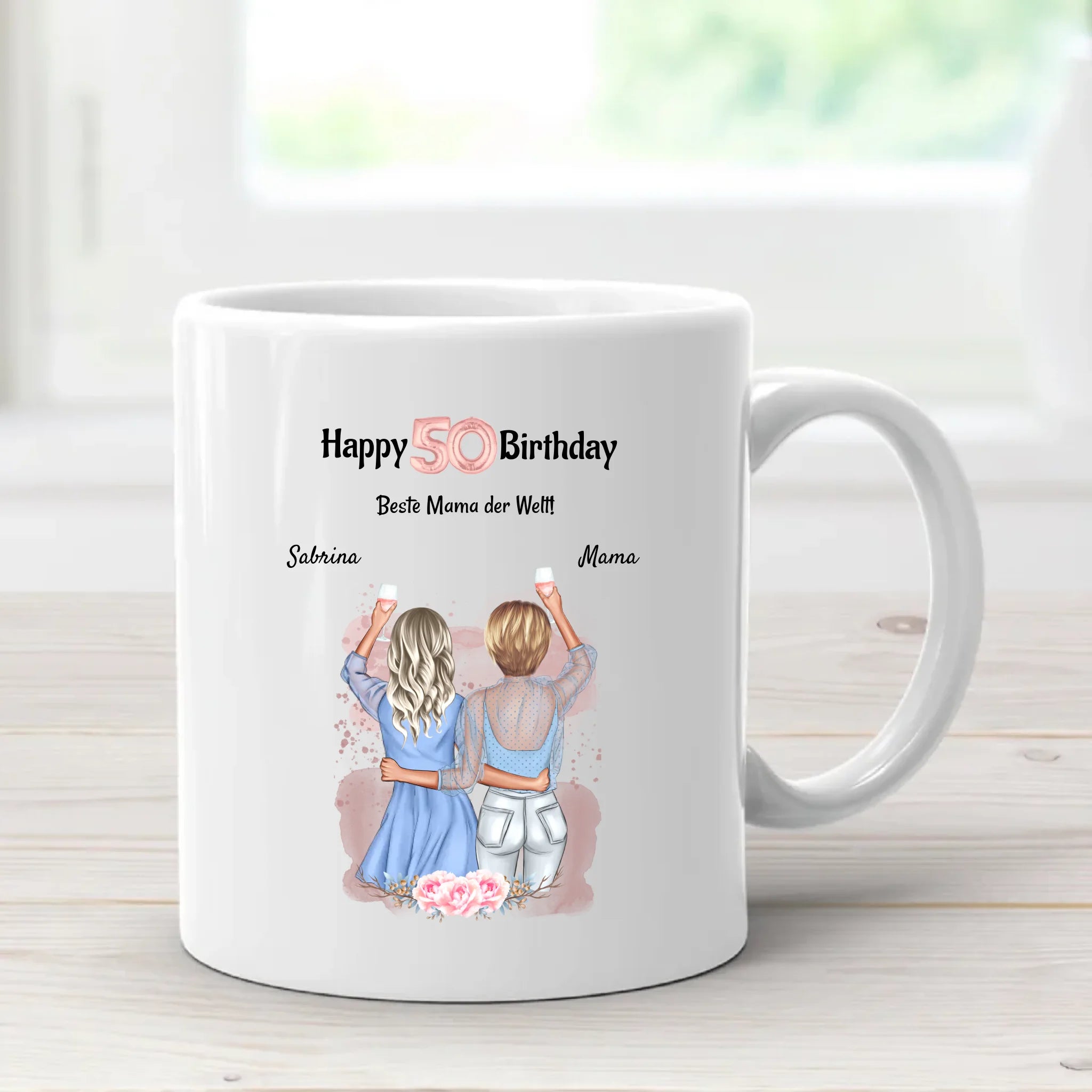 Mutter Geburtstag Tasse personalisiert - Cantty