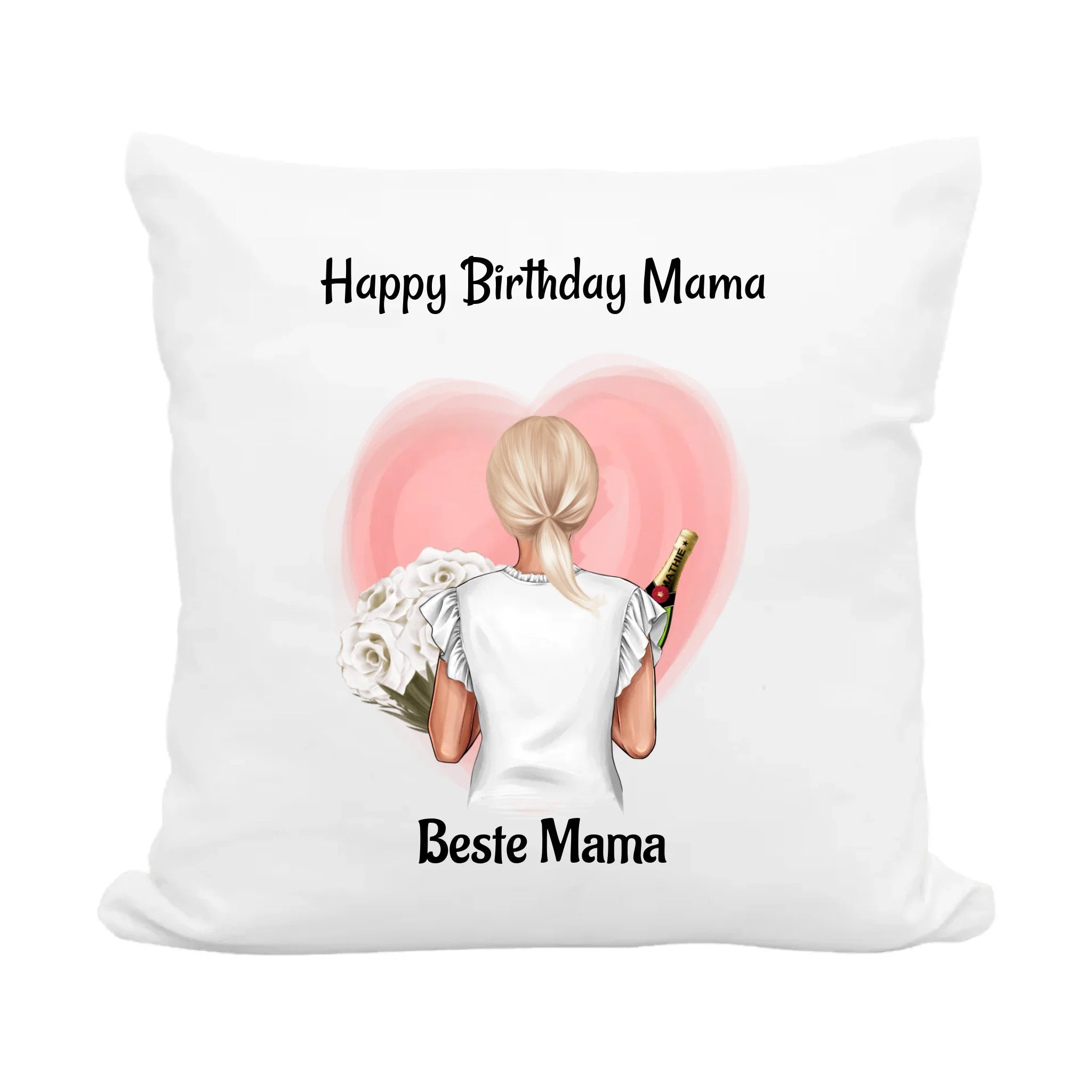 Mutter Geburtstagsgeschenk Kissen personalisiert mit Bild - Cantty