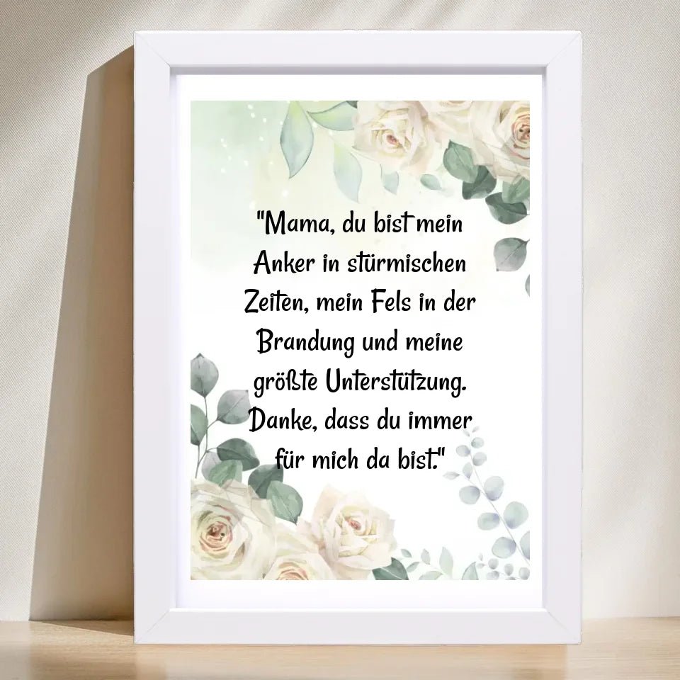 Mutter und Tochter Spruch Poster Geschenk - Cantty