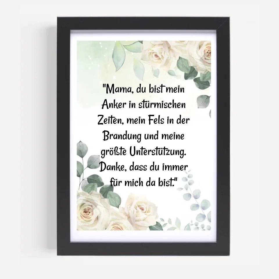 Mutter und Tochter Spruch Poster Geschenk - Cantty