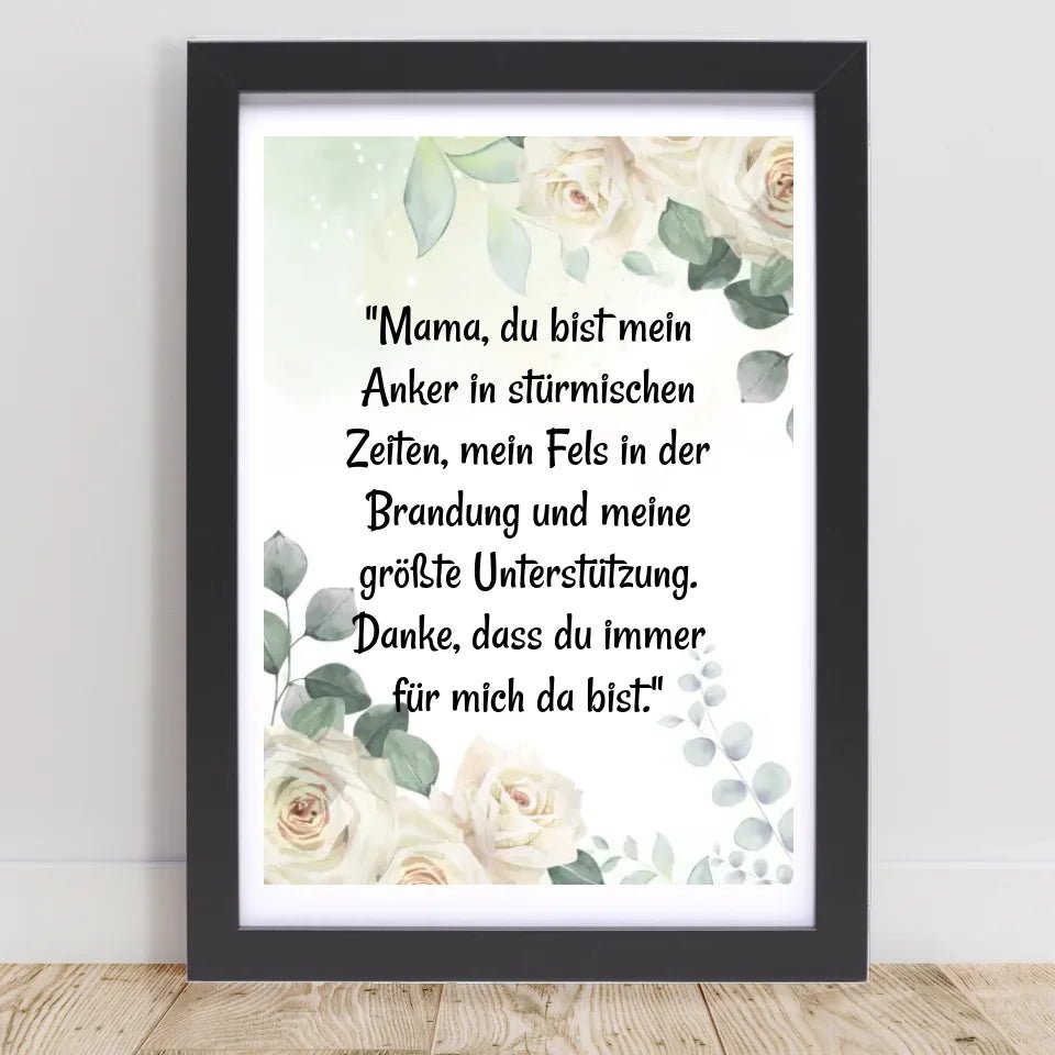 Mutter und Tochter Spruch Poster Geschenk - Cantty