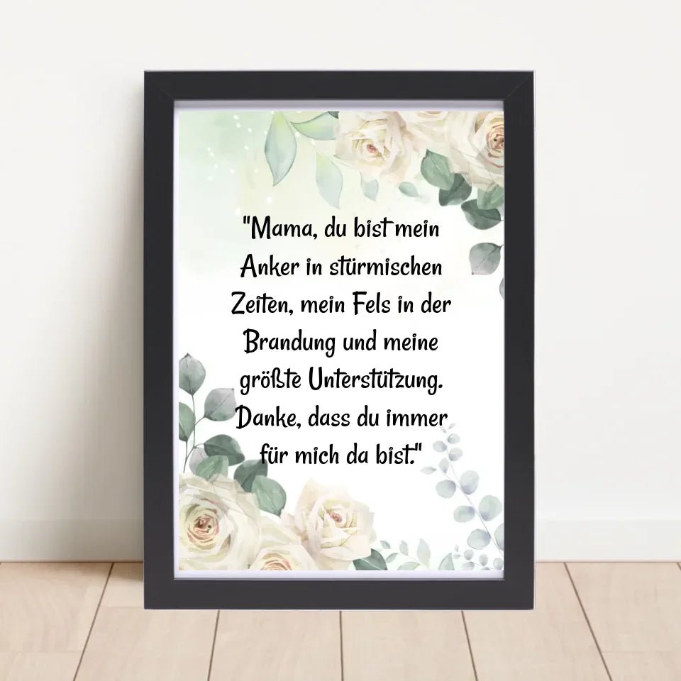 Mutter und Tochter Spruch Poster Geschenk - Cantty