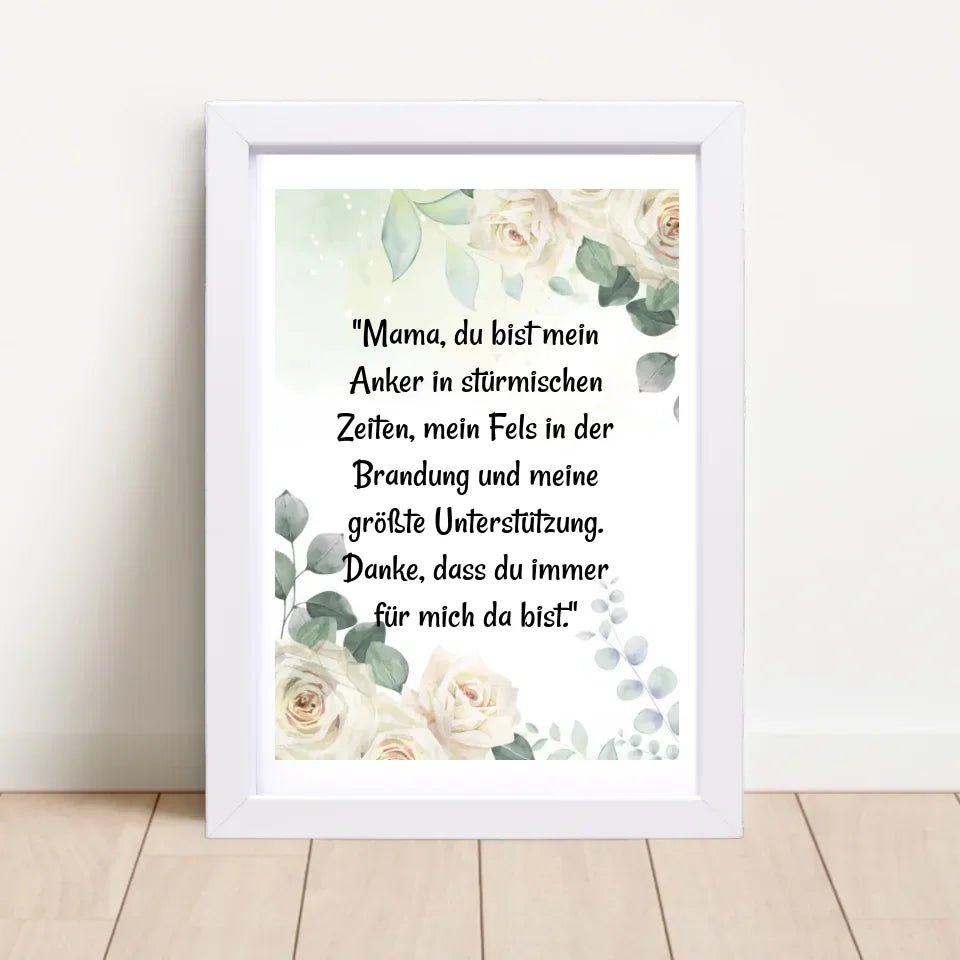 Mutter und Tochter Spruch Poster Geschenk - Cantty