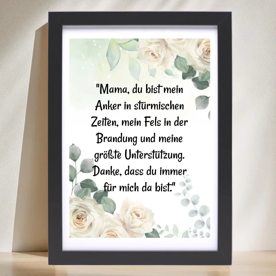 Mutter und Tochter Spruch Poster Geschenk - Cantty