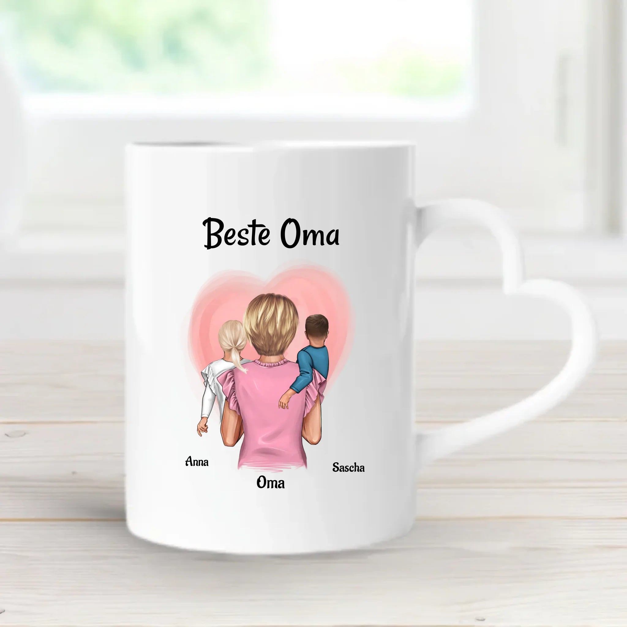 Muttertagsgeschenk Oma Enkel Tasse personalisiert - Cantty