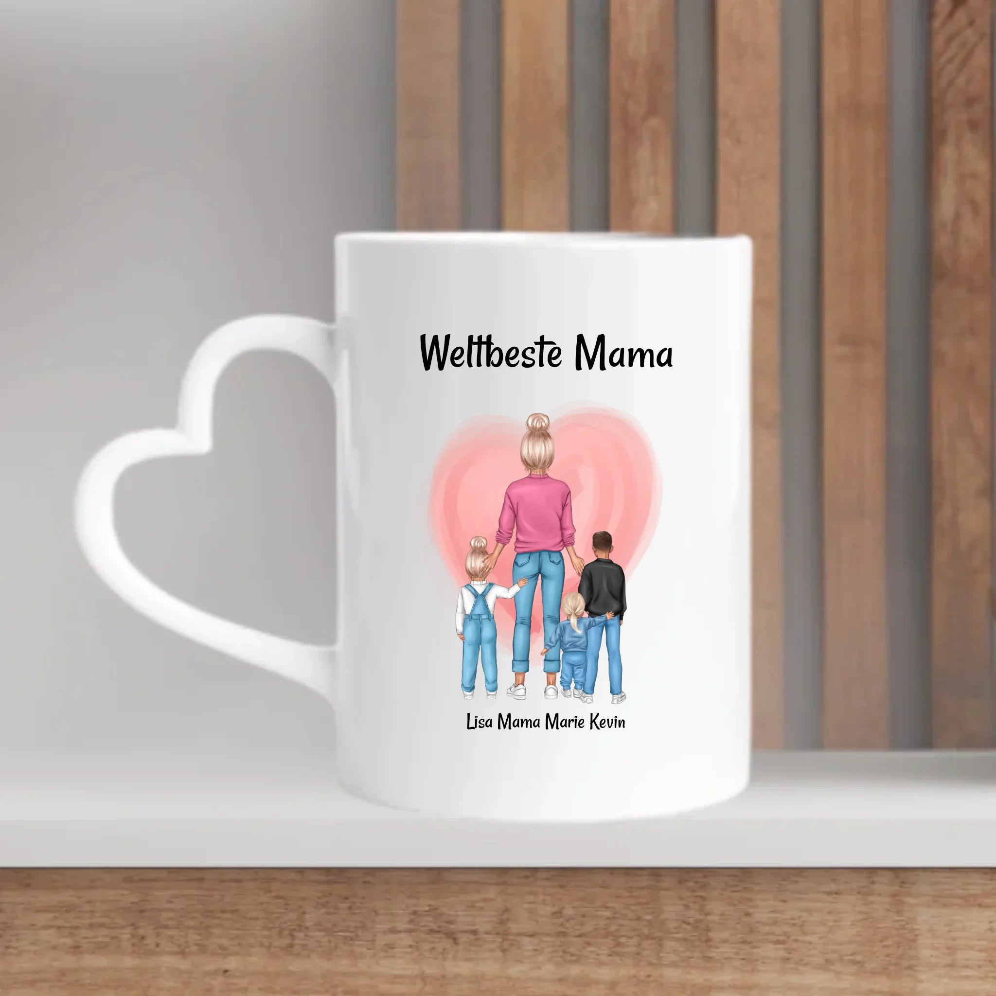 Muttertagsgeschenk Tasse Mama Kinder personalisiert - Cantty