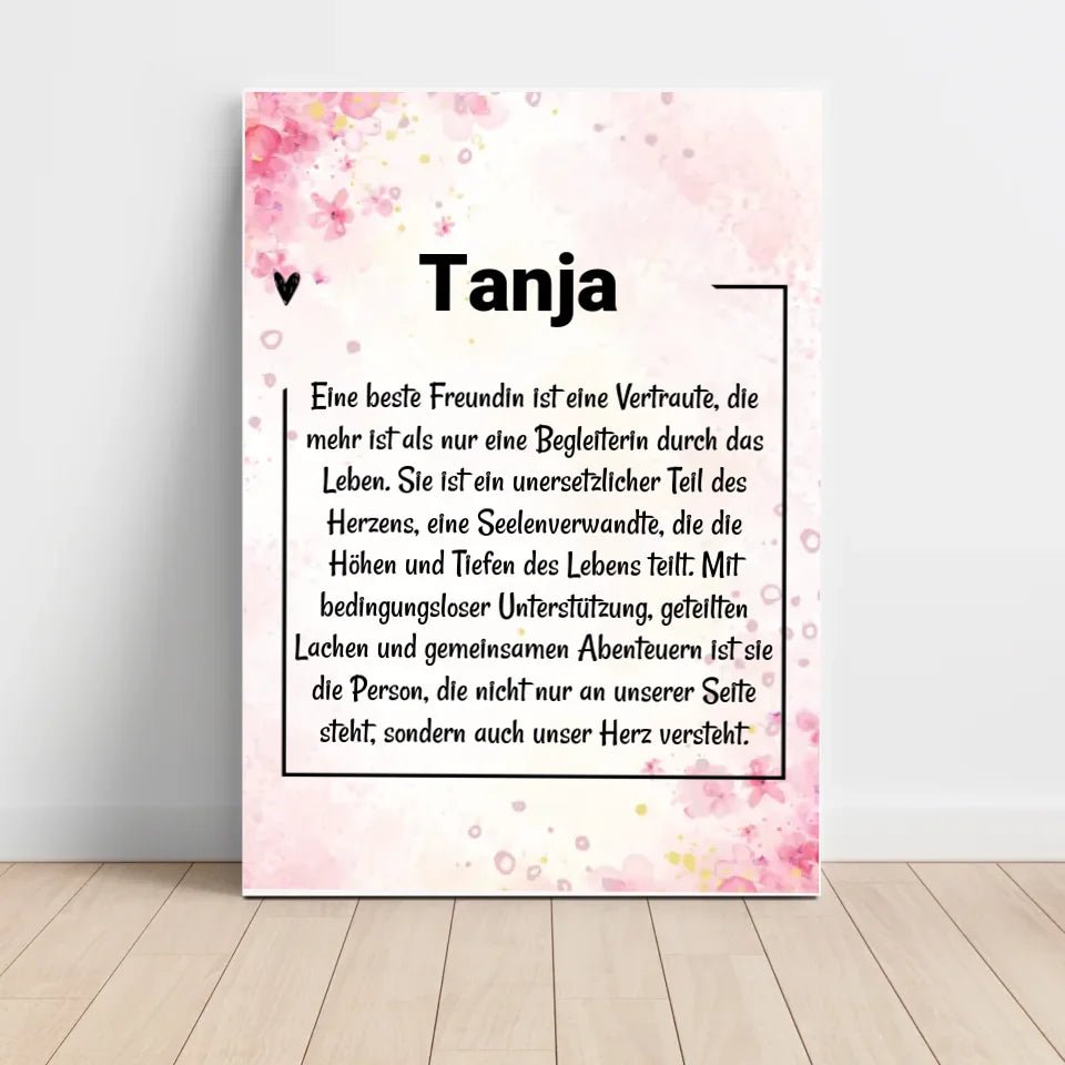 Name Definition Poster Geschenk personalisiert - Cantty