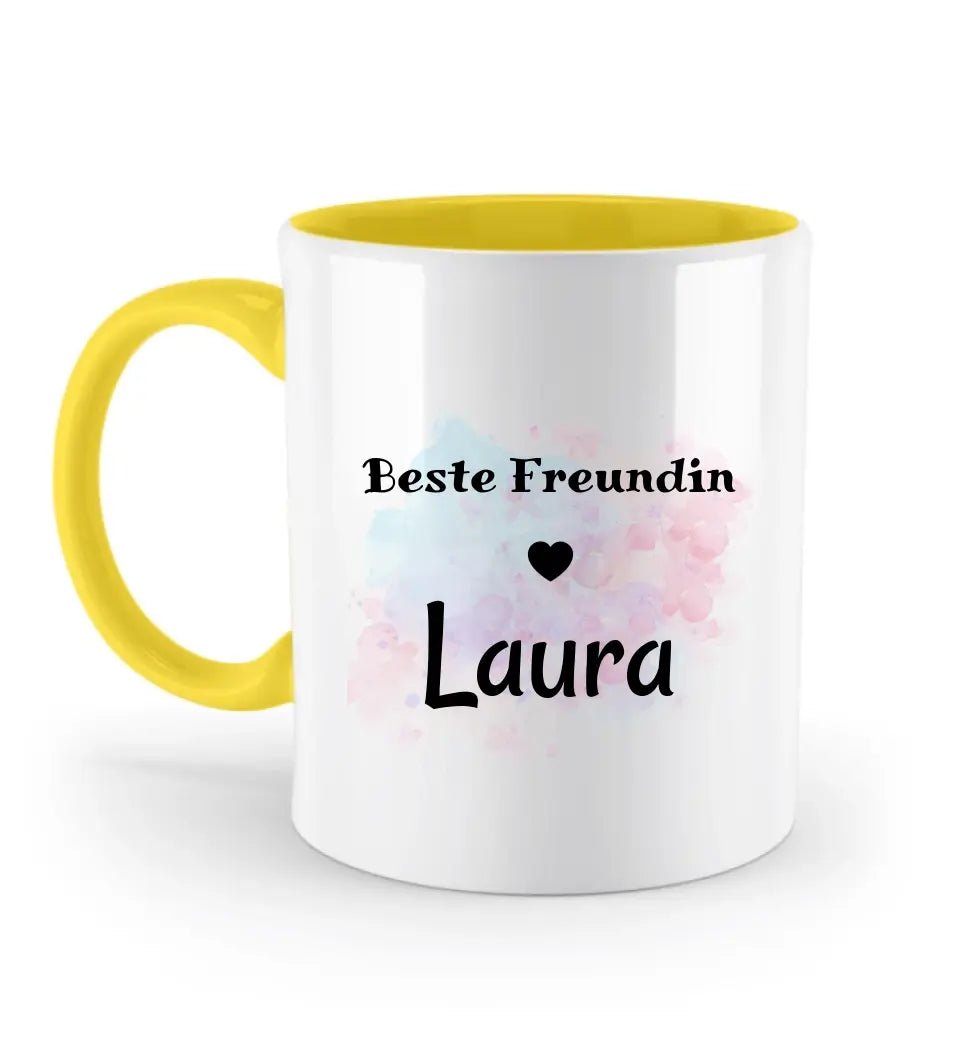 Namenstasse für beste Freundin personalisiert - Cantty