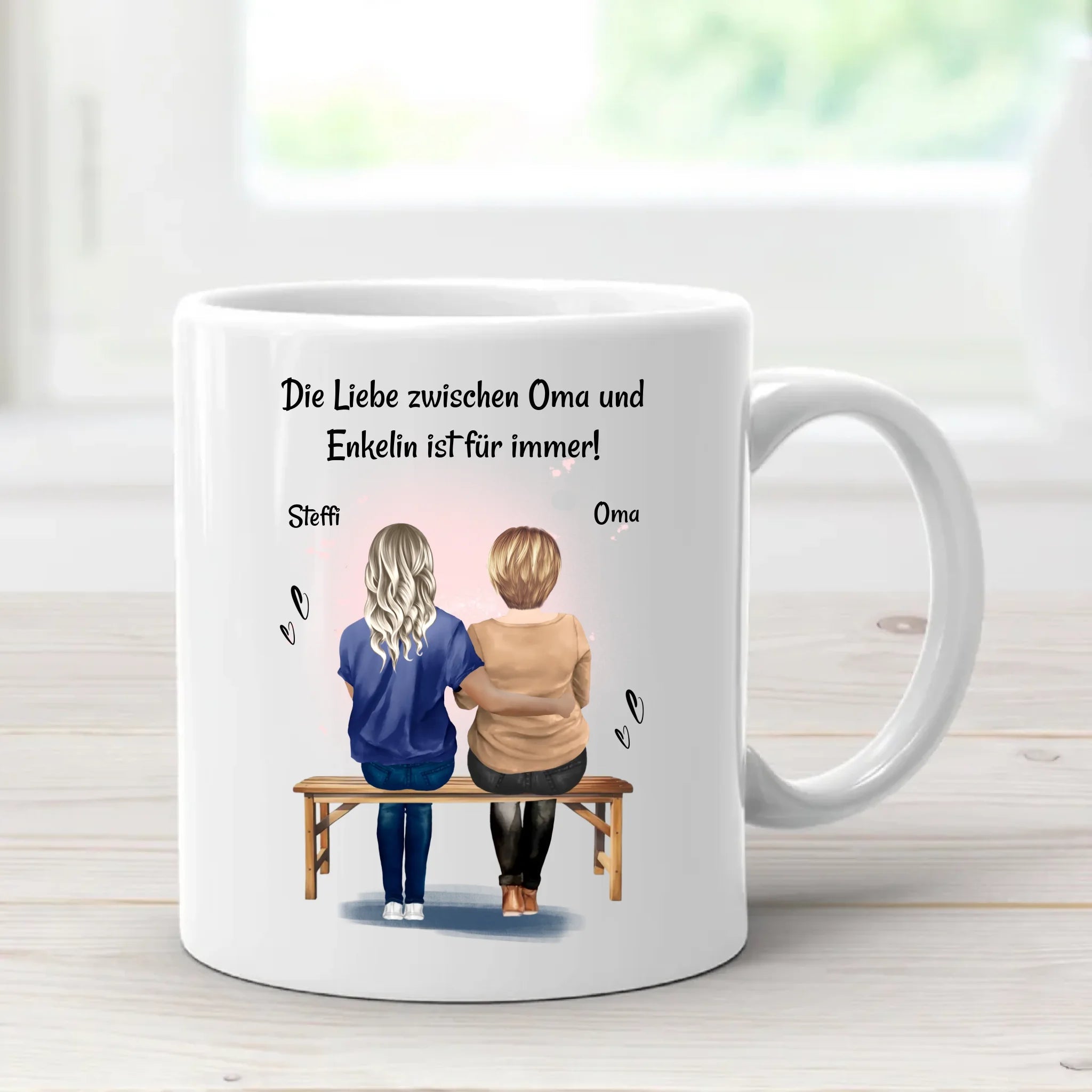 Oma Tasse Geschenk von Enkelin personalisiert - Cantty