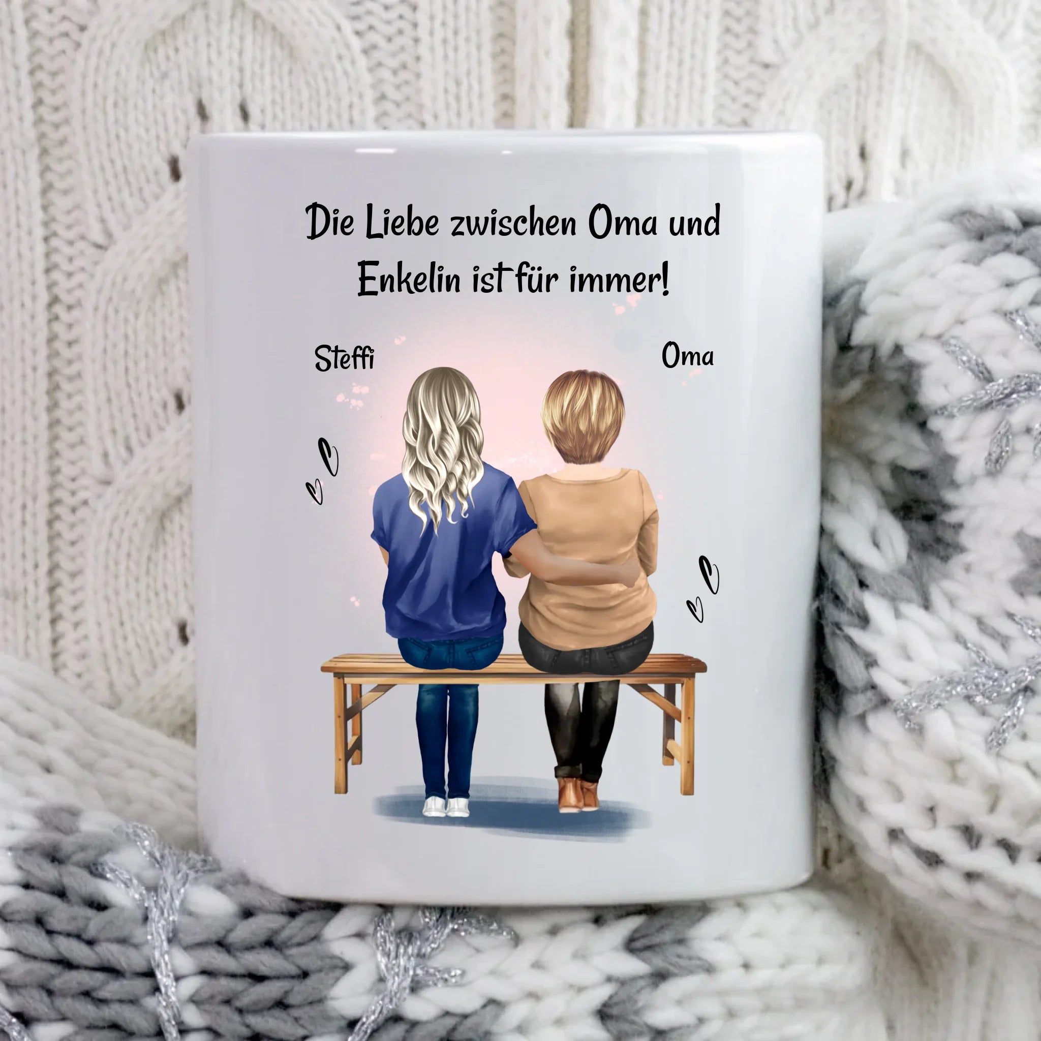 Oma Tasse Geschenk von Enkelin personalisiert - Cantty