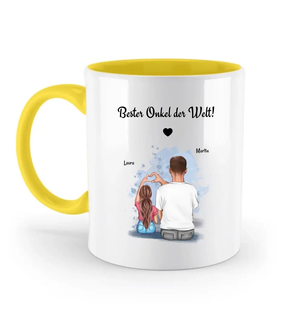 Onkel Nichte Tasse Geschenk personalisiert - Cantty