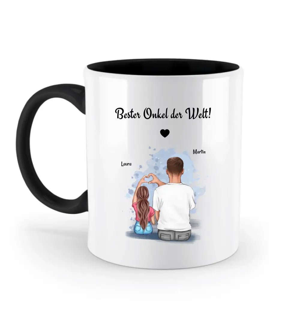 Onkel Nichte Tasse Geschenk personalisiert - Cantty