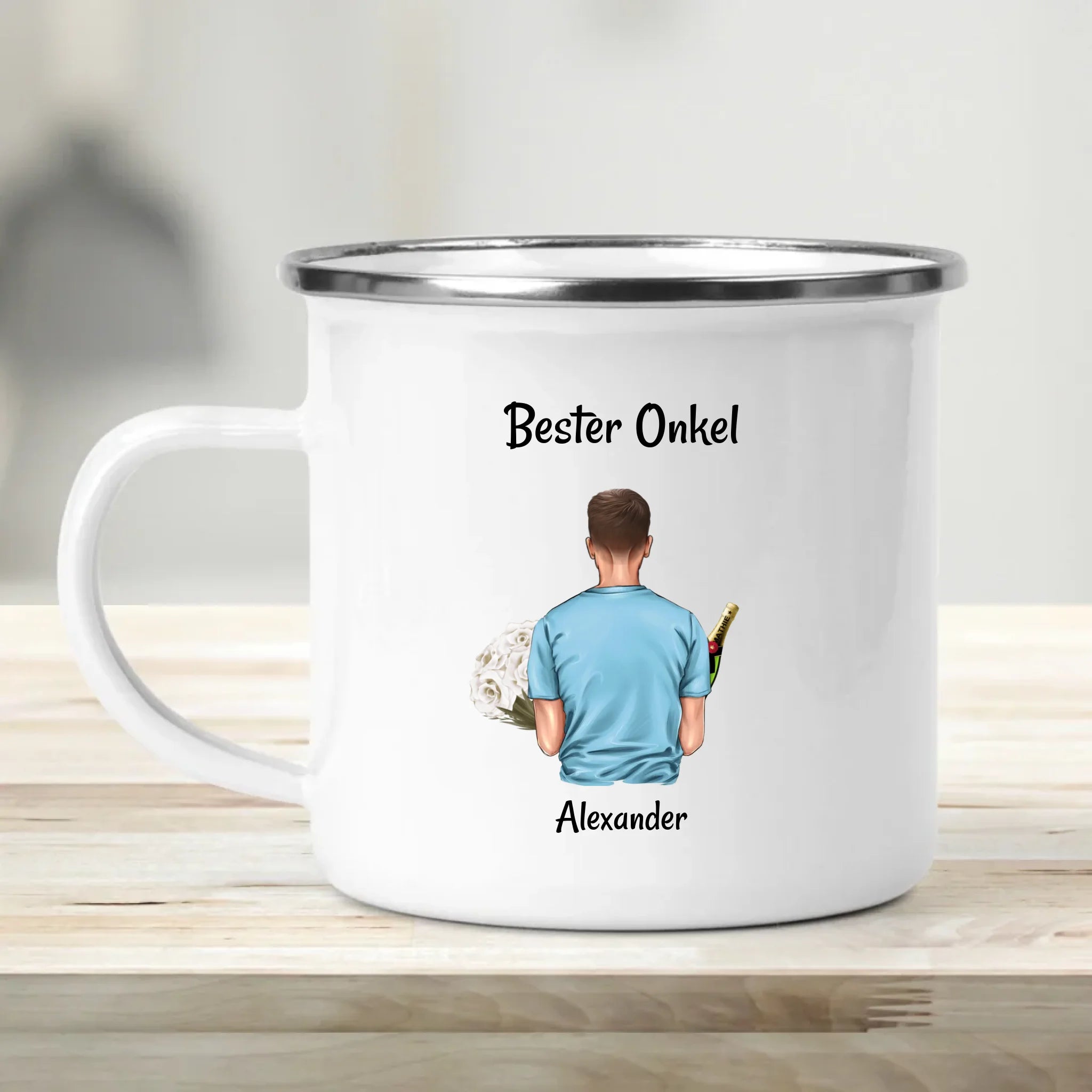 Onkel Tasse Geschenk Geburtstag personalisiert - Cantty