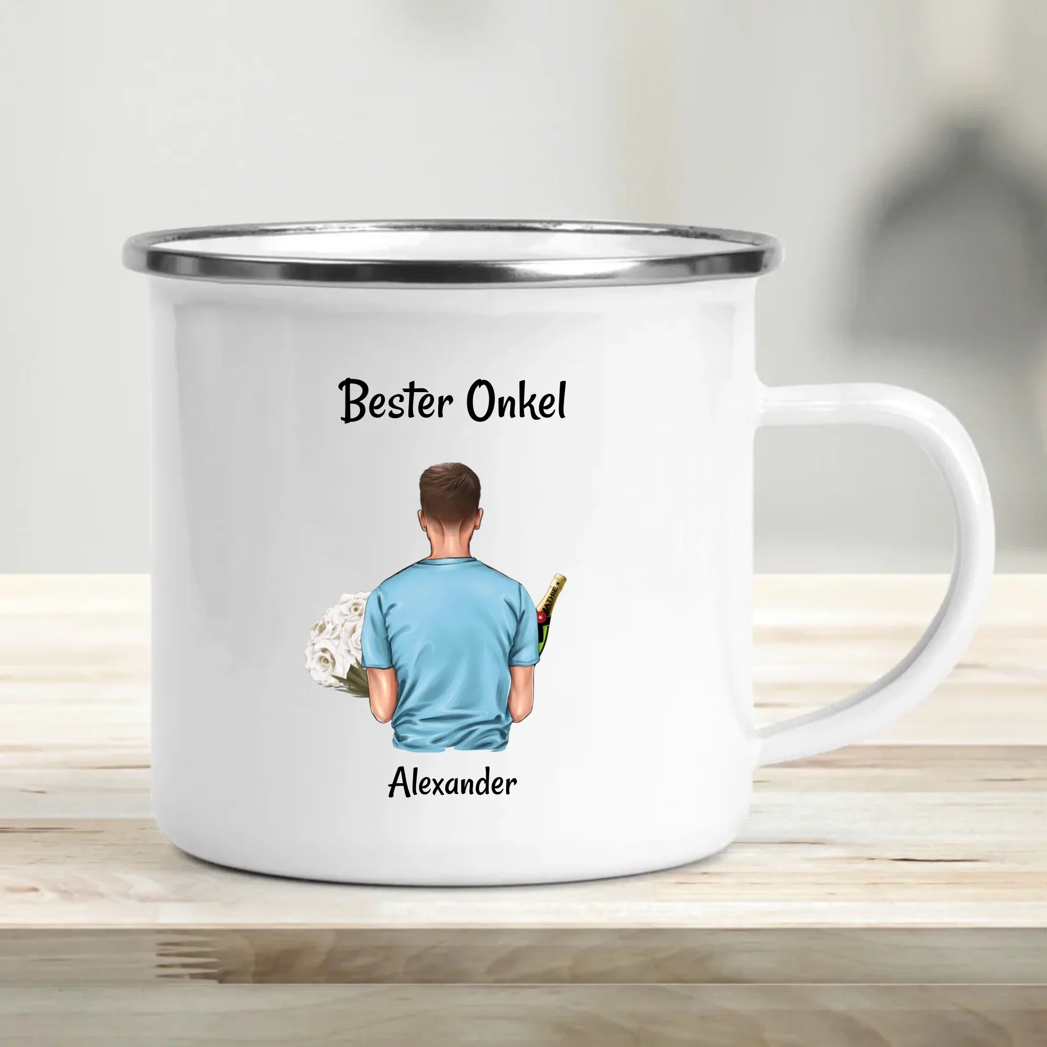Onkel Tasse Geschenk Geburtstag personalisiert - Cantty