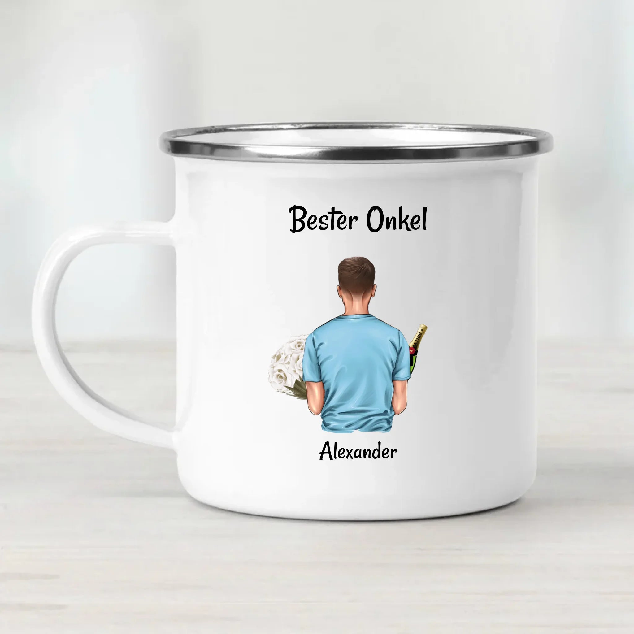 Onkel Tasse Geschenk Geburtstag personalisiert - Cantty