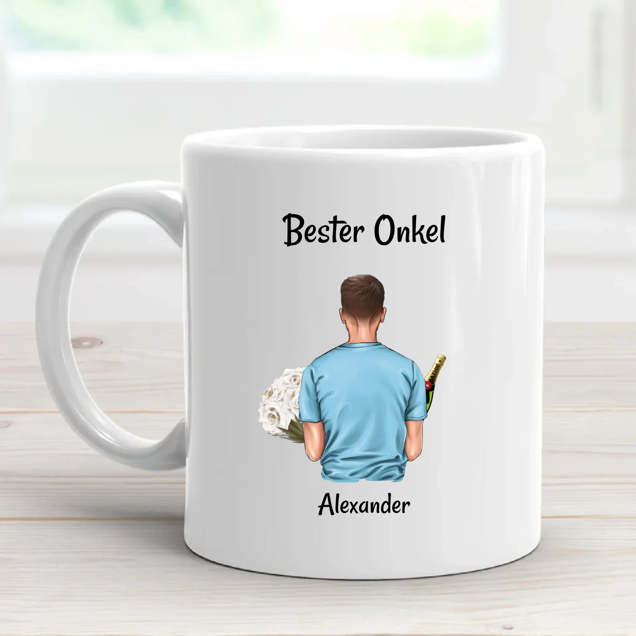 Onkel Tasse Geschenk Geburtstag personalisiert - Cantty