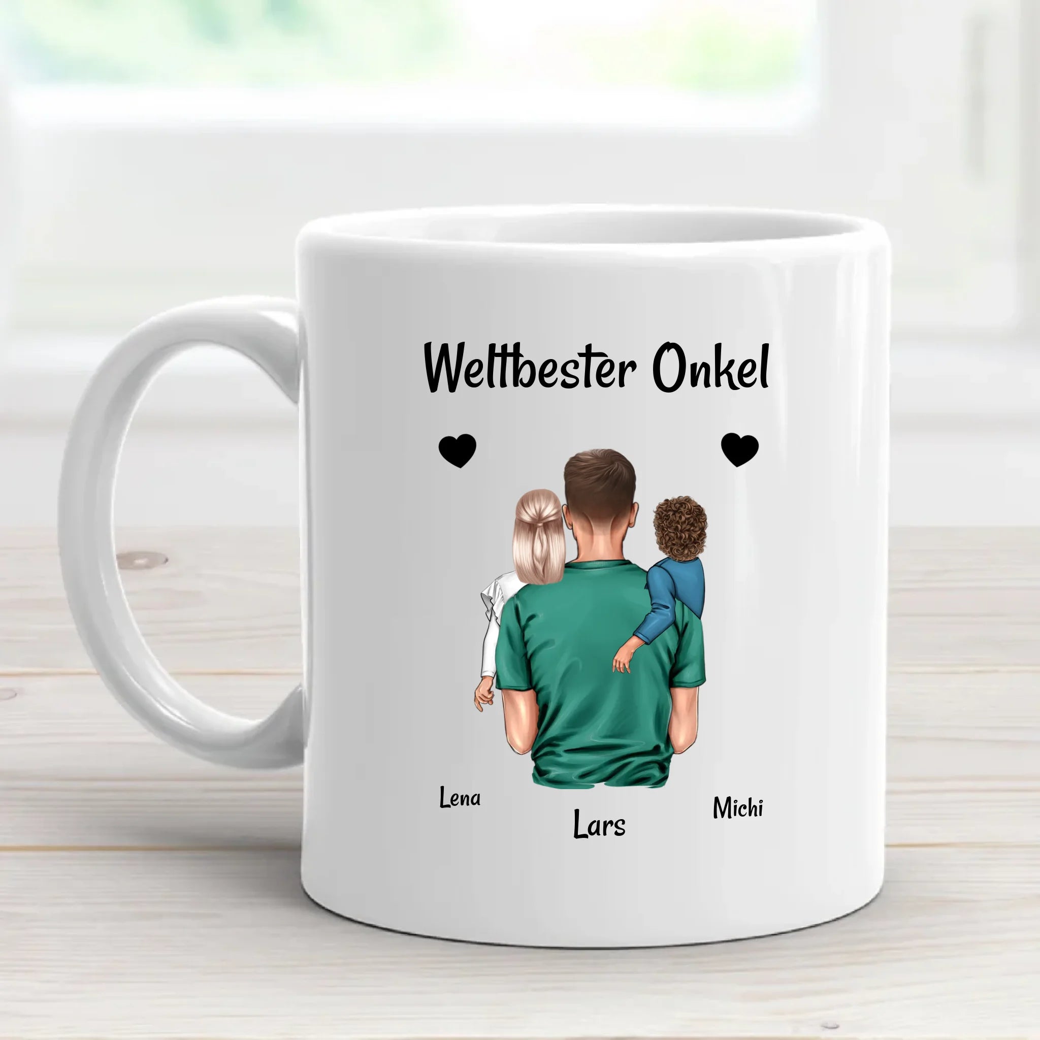 Onkel Tasse mit Nichte Neffe personalisieren - Cantty