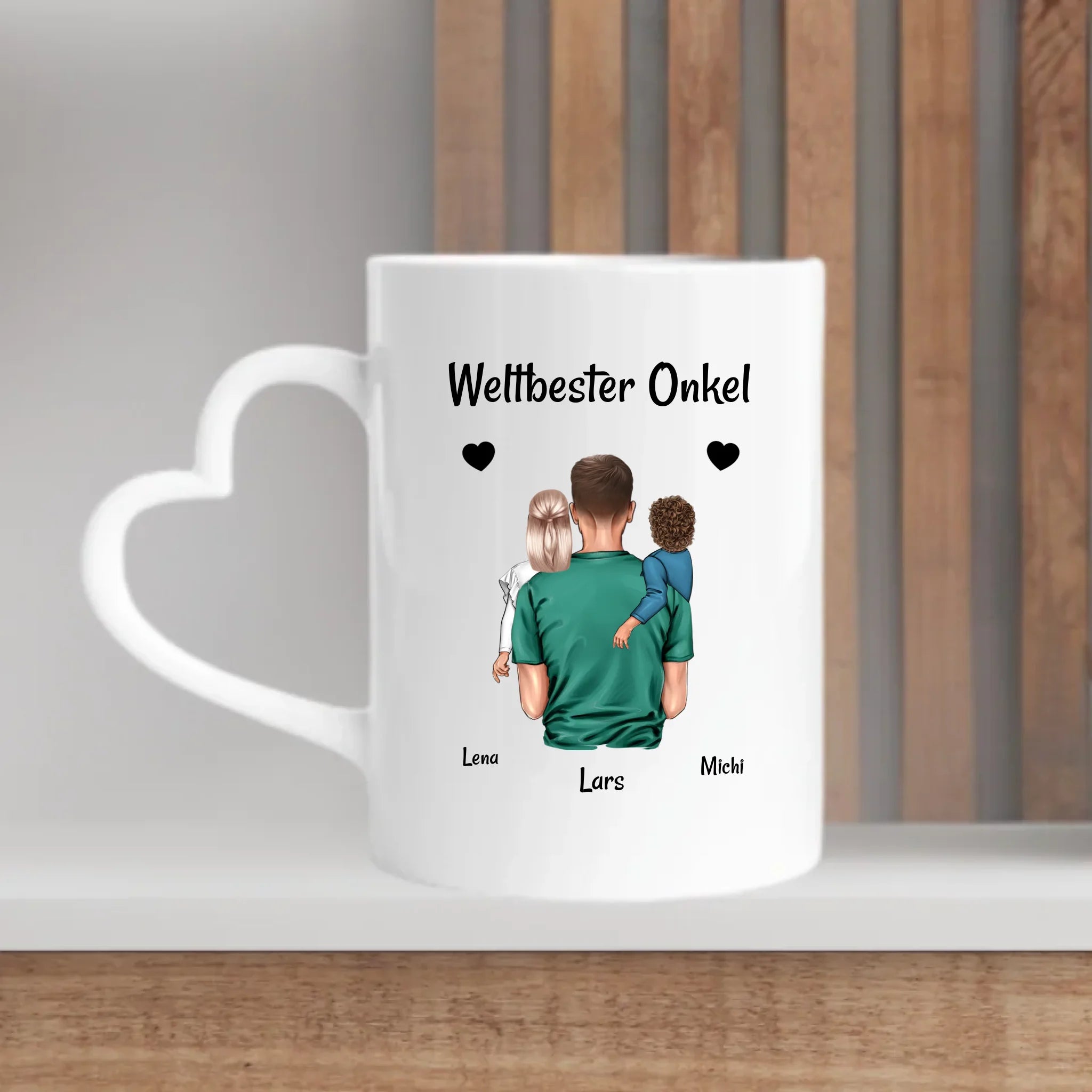 Onkel Tasse mit Nichte Neffe personalisieren - Cantty
