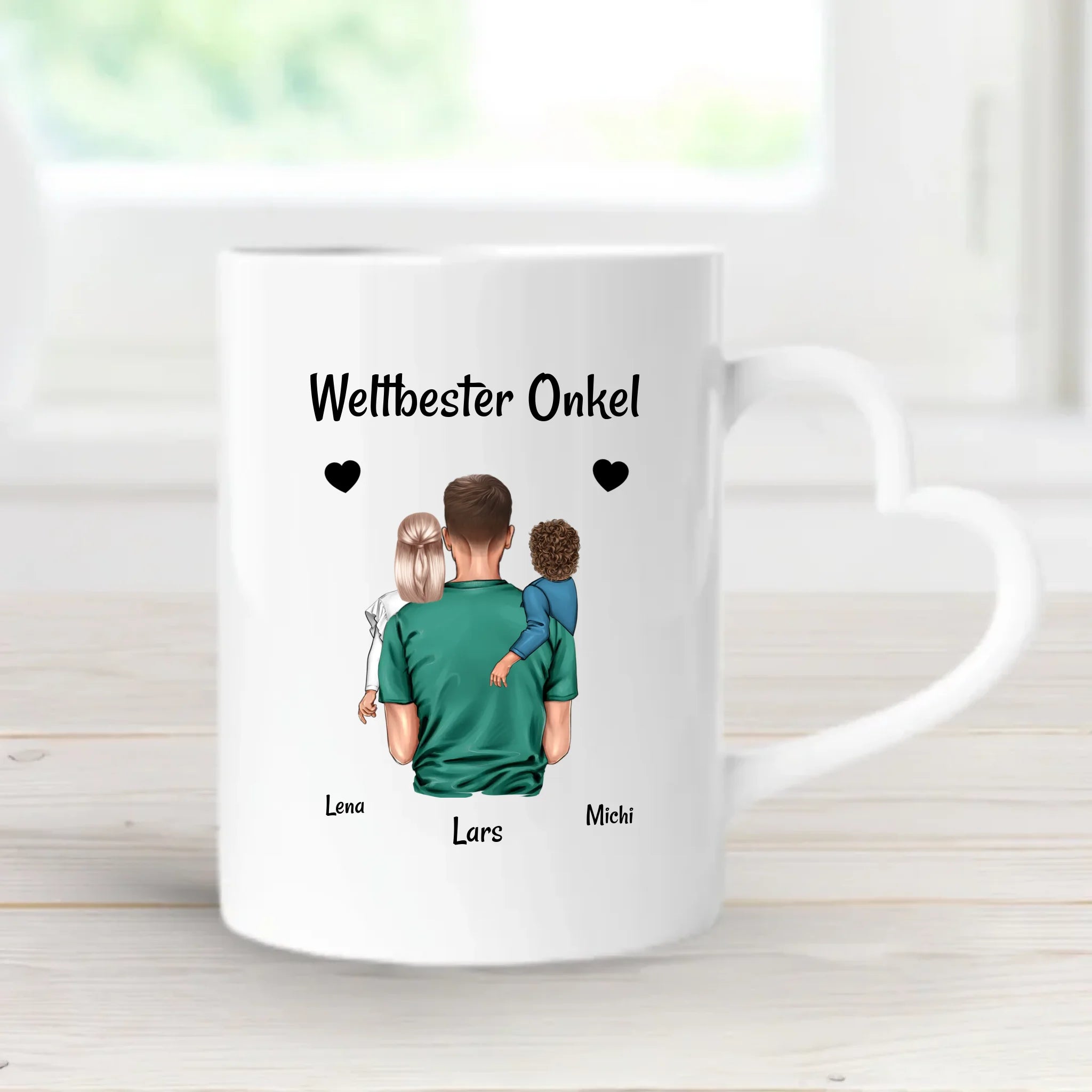 Onkel Tasse mit Nichte Neffe personalisieren - Cantty