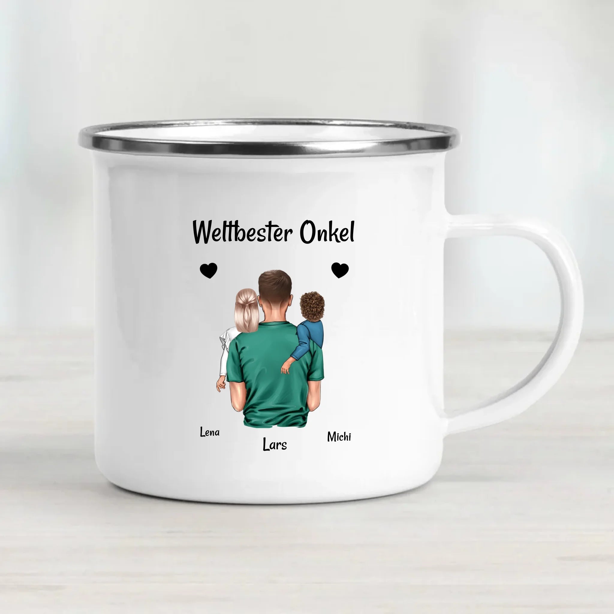 Onkel Tasse mit Nichte Neffe personalisieren - Cantty