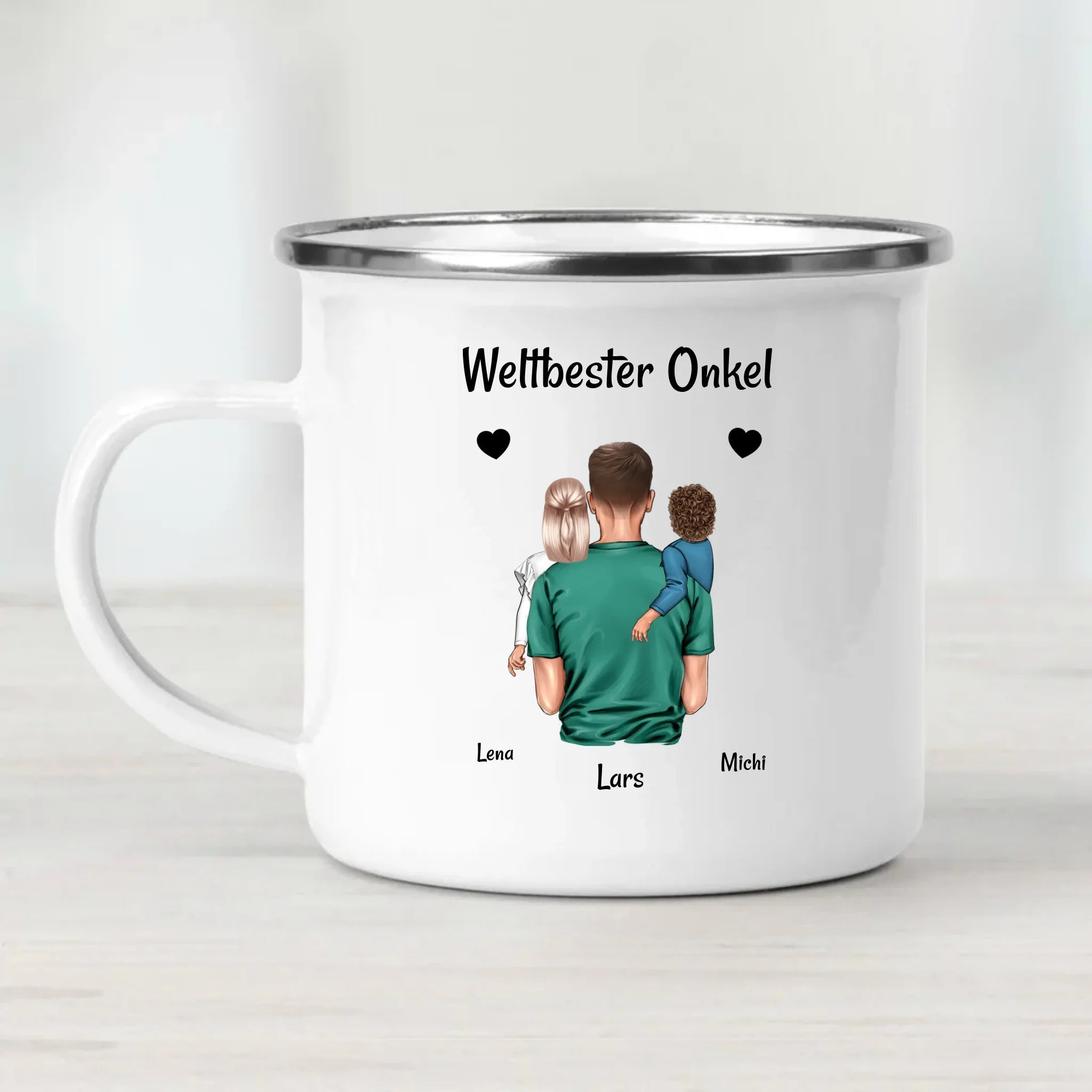 Onkel Tasse mit Nichte Neffe personalisieren - Cantty