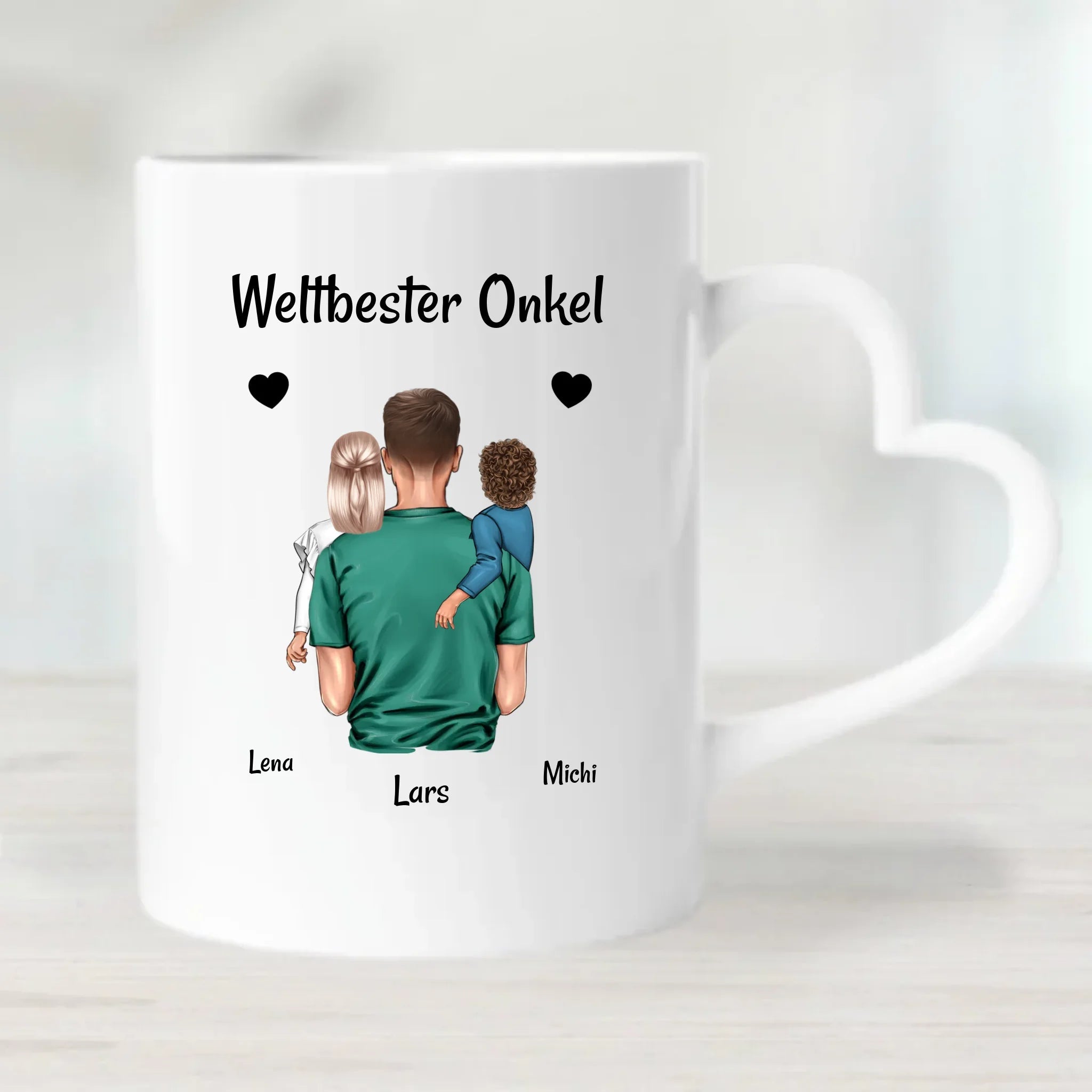 Onkel Tasse mit Nichte Neffe personalisieren - Cantty