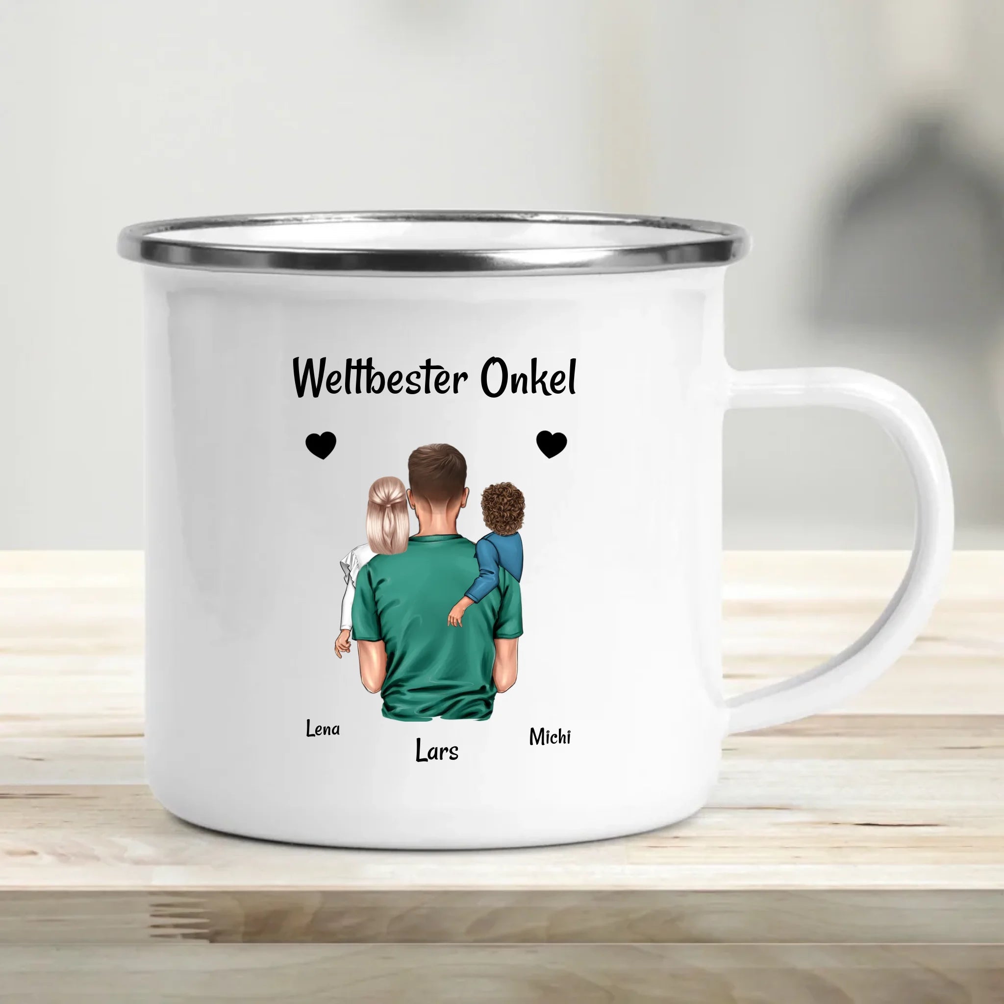 Onkel Tasse mit Nichte Neffe personalisieren - Cantty