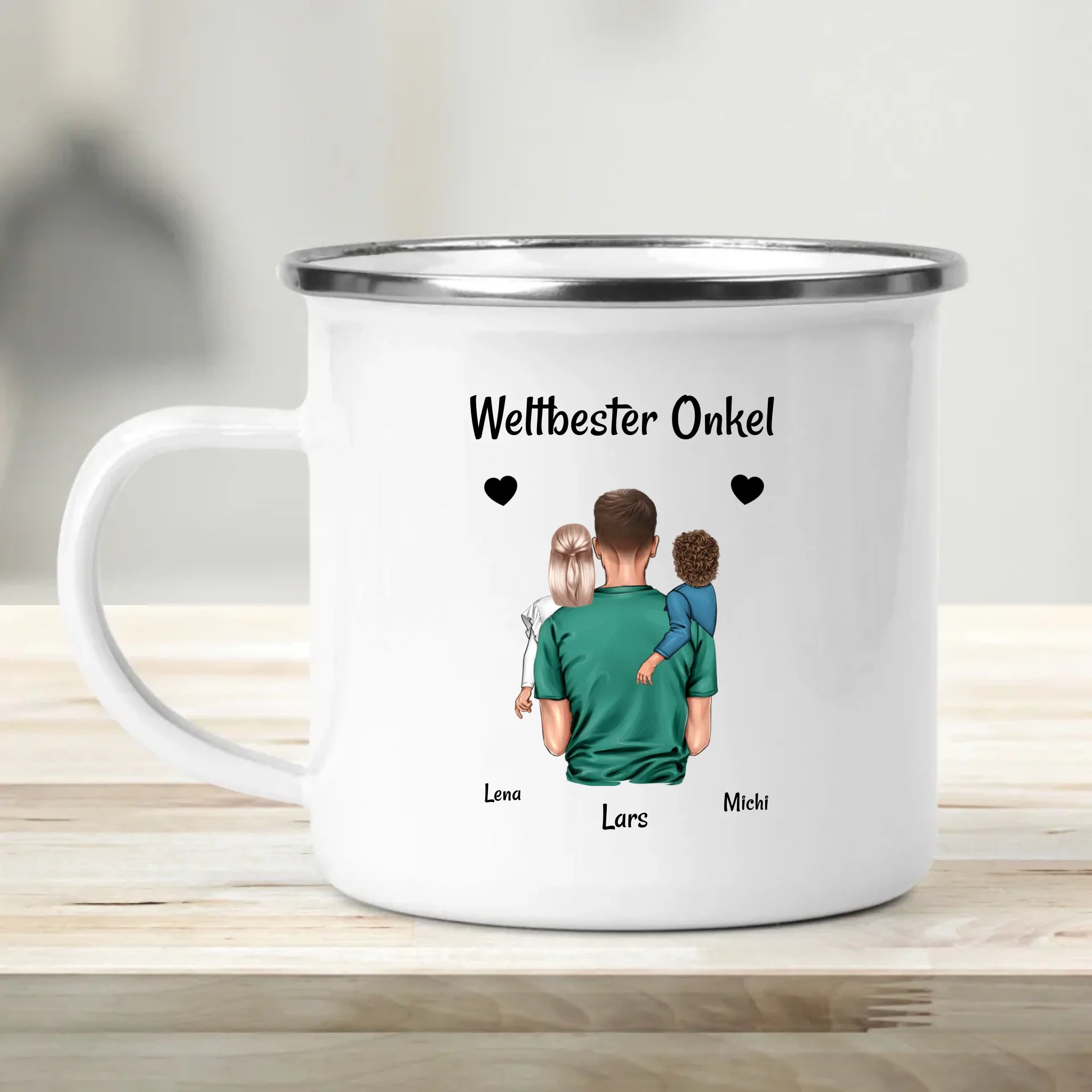 Onkel Tasse mit Nichte Neffe personalisieren - Cantty