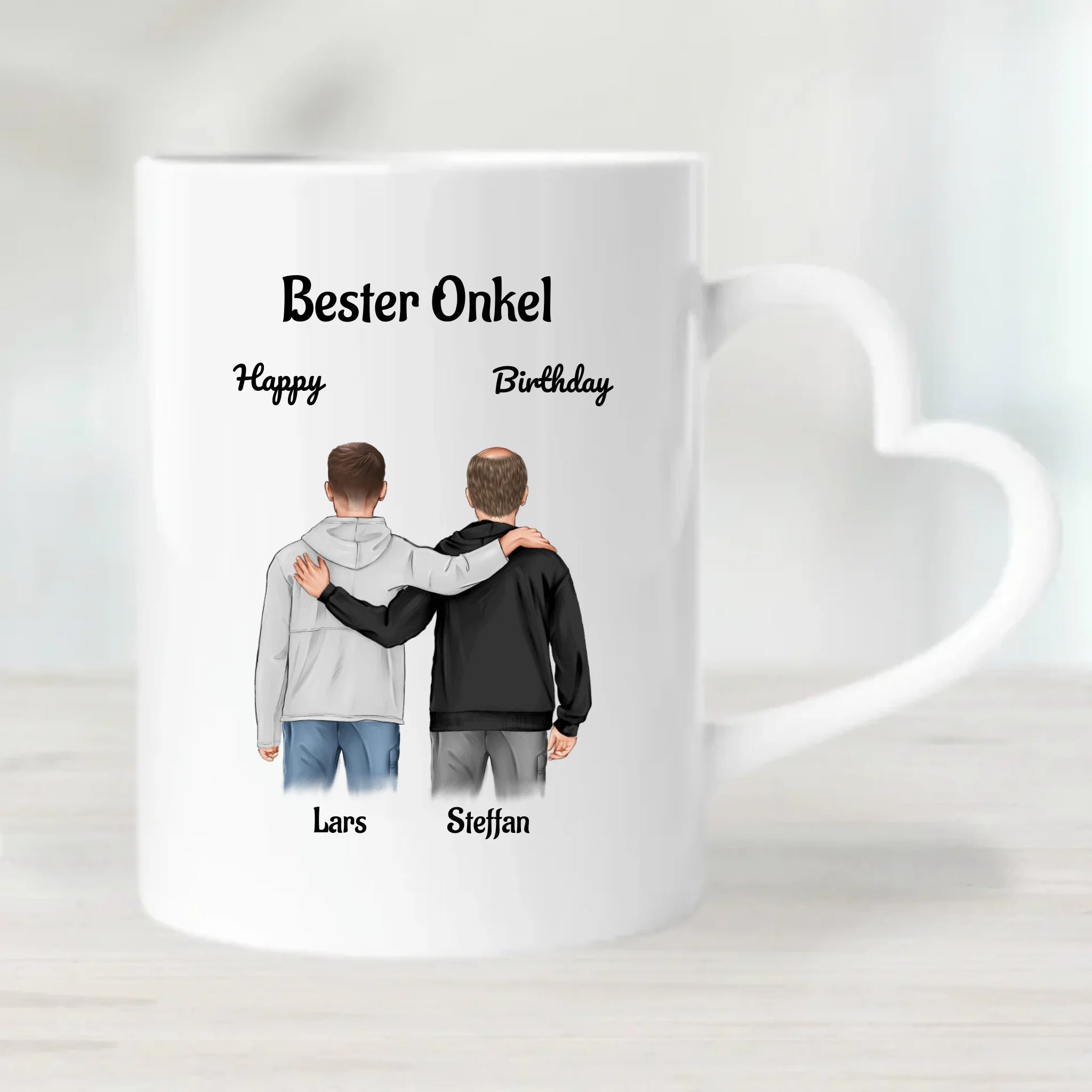 Onkel Tasse personalisiert Geschenk von Neffe - Cantty