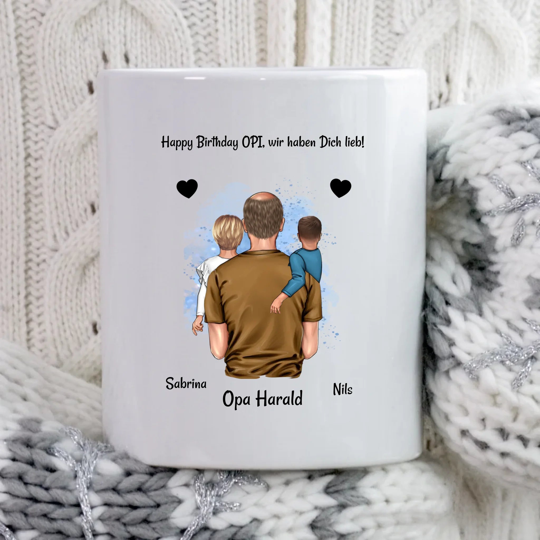 Opa Enkel Geburtstagsgeschenk Tasse personalisieren - Cantty