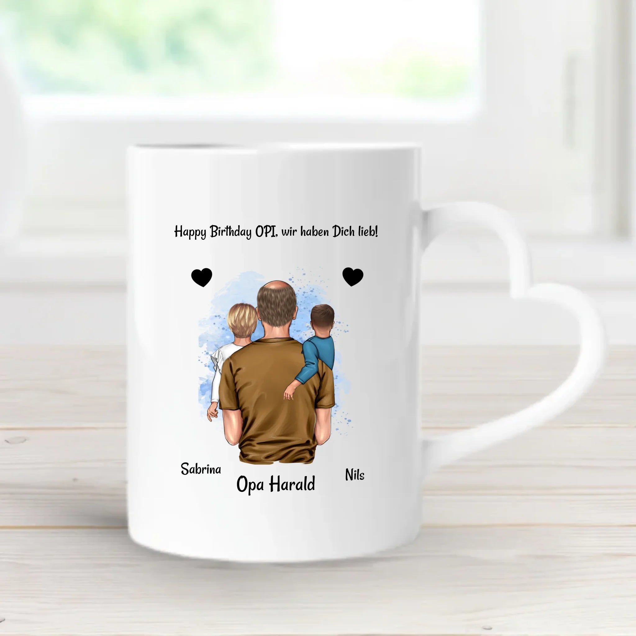 Opa Enkel Geburtstagsgeschenk Tasse personalisieren - Cantty