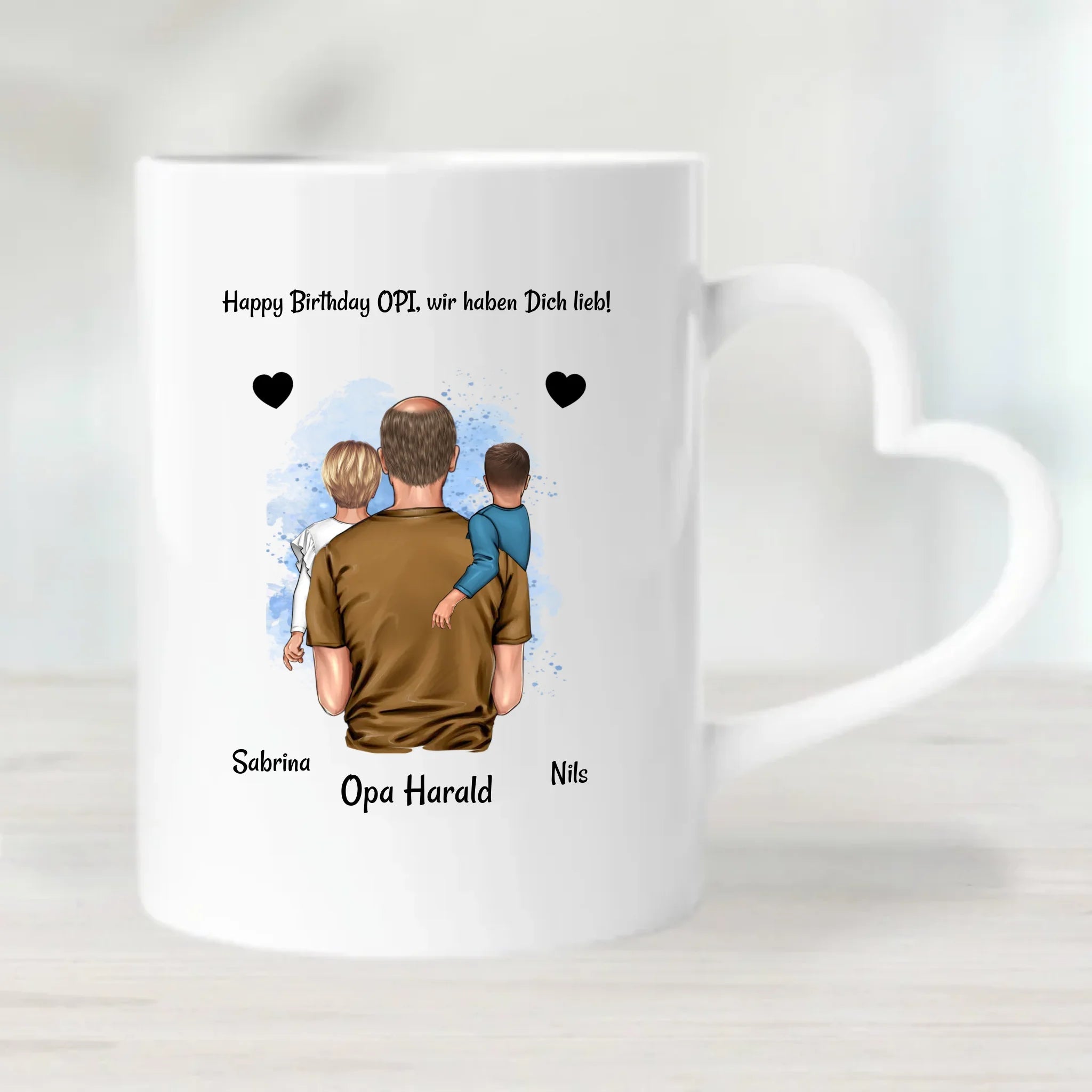 Opa Enkel Geburtstagsgeschenk Tasse personalisieren - Cantty